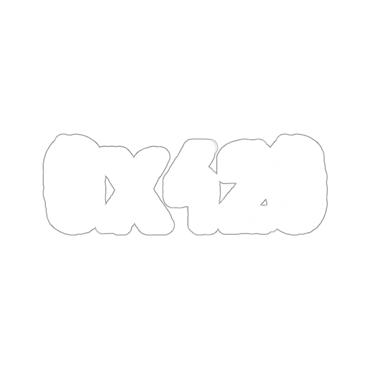 COQ INU 0x420 White Sticker by Nifty