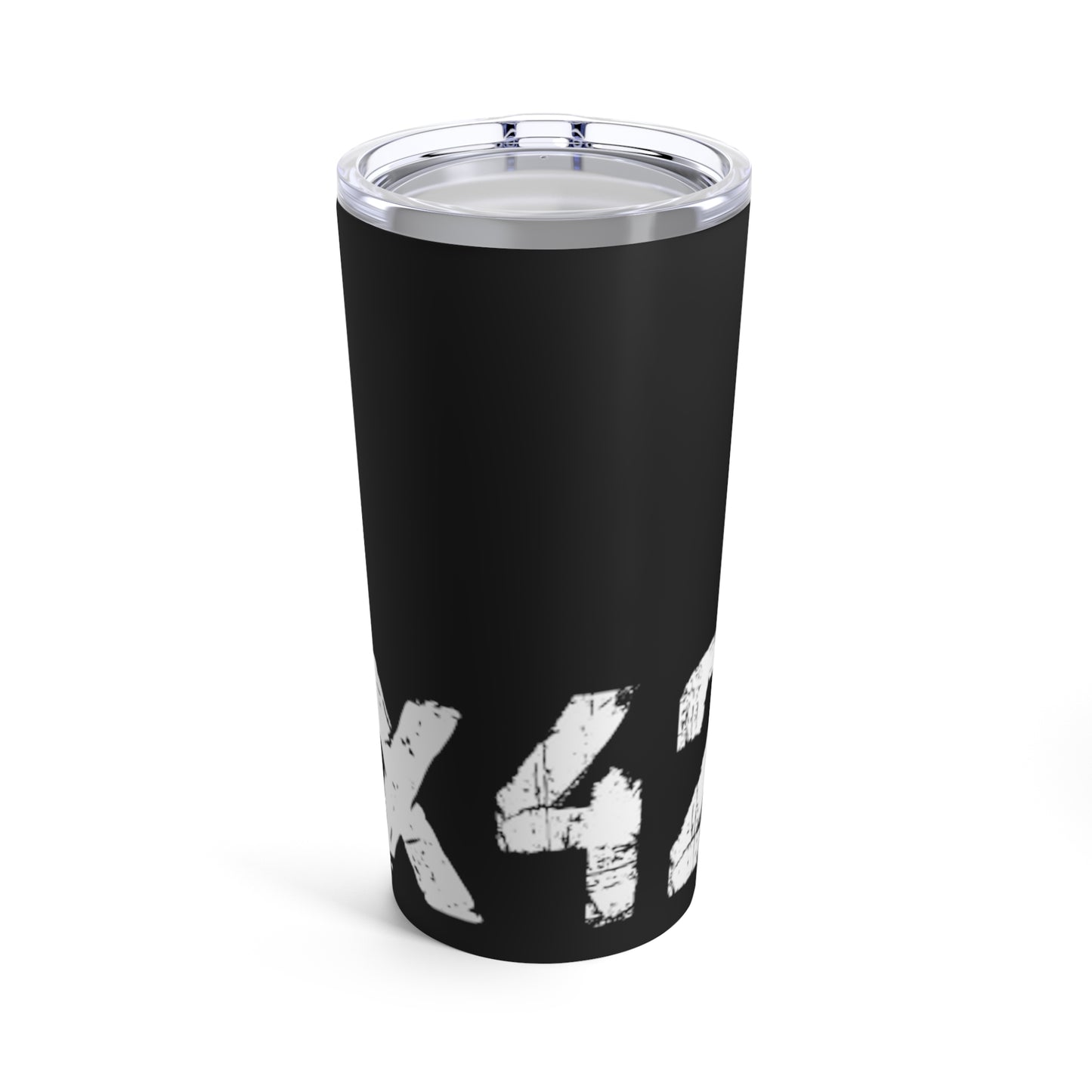 Tumbler 20oz 0x420 COQ INU White Text over Black by Nifty