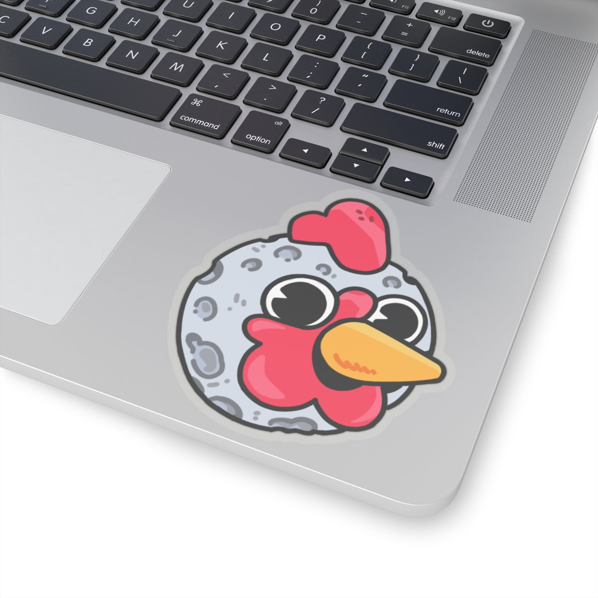 Gravy Fan Art COQ Head Moon Sticker Funny Chicken (Chikn)