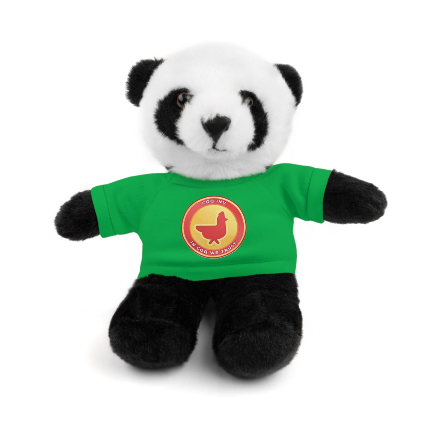 Stuffed Animals with Tee COQ INU Coin Logo print by Nifty