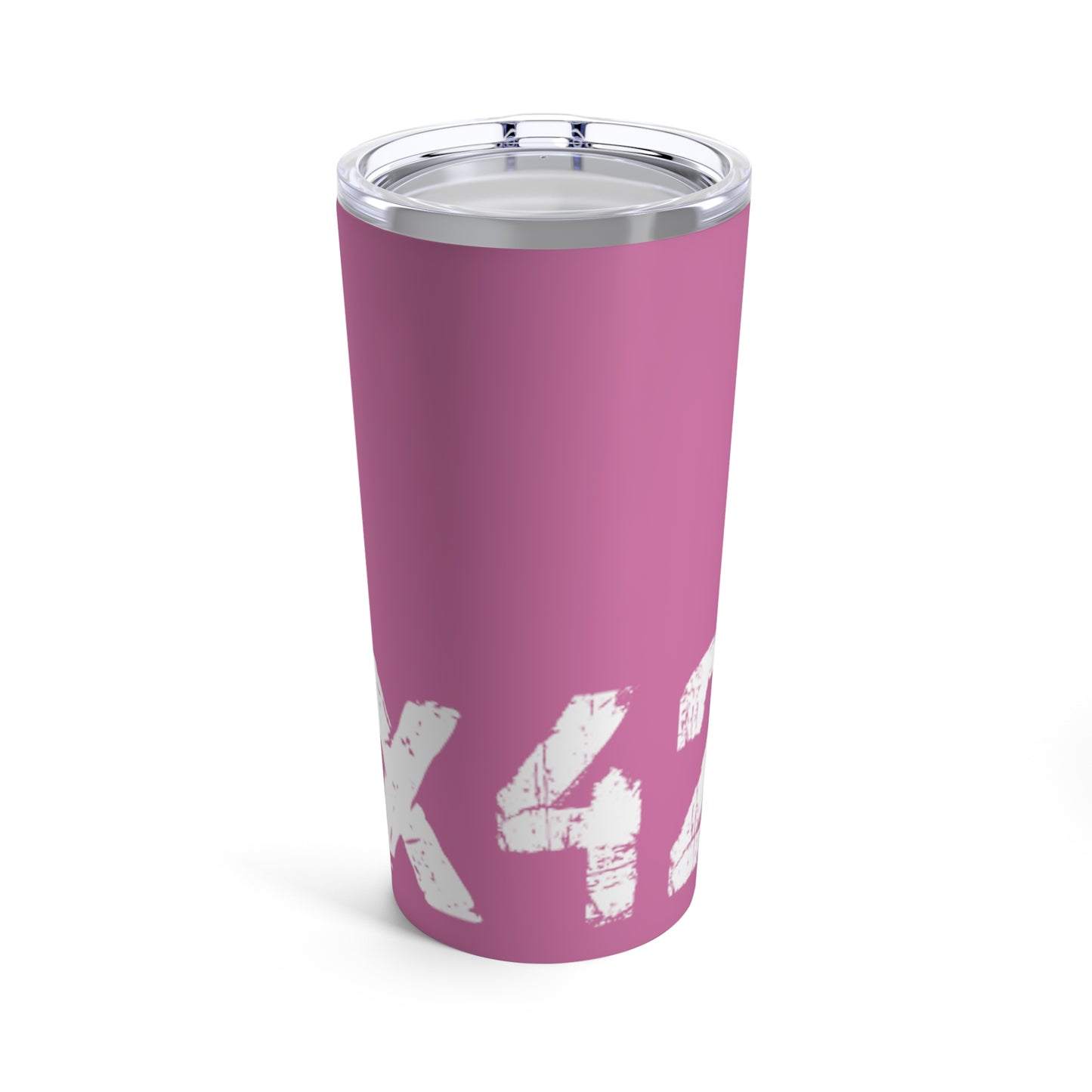 Tumbler 20oz 0x420 COQ INU White Text over Pink by Nifty