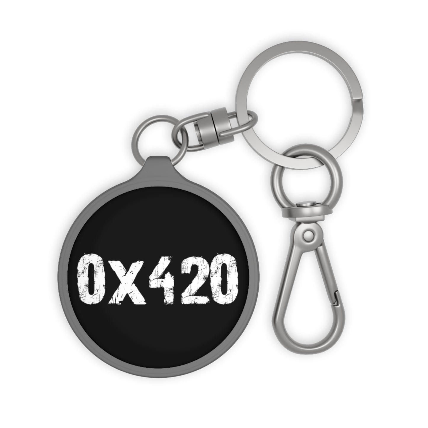 Keyring Tag COQ INU 0x420 White Text by Nifty