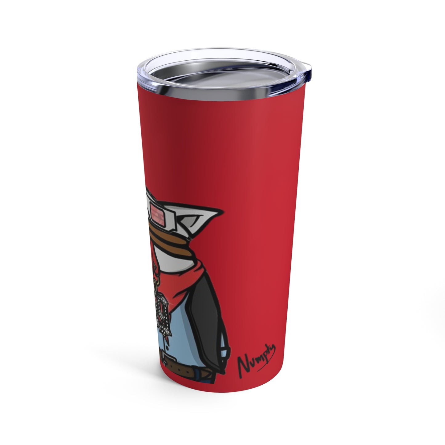 Pepe Portraits Tumbler 20oz COQ INU (0x420 Shop) on Red Background # 69 Accessory by Numpty