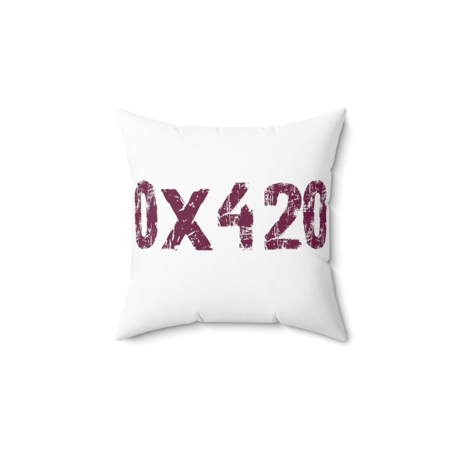 Purple Spun Polyester Square Pillow Fan Art by Nifty