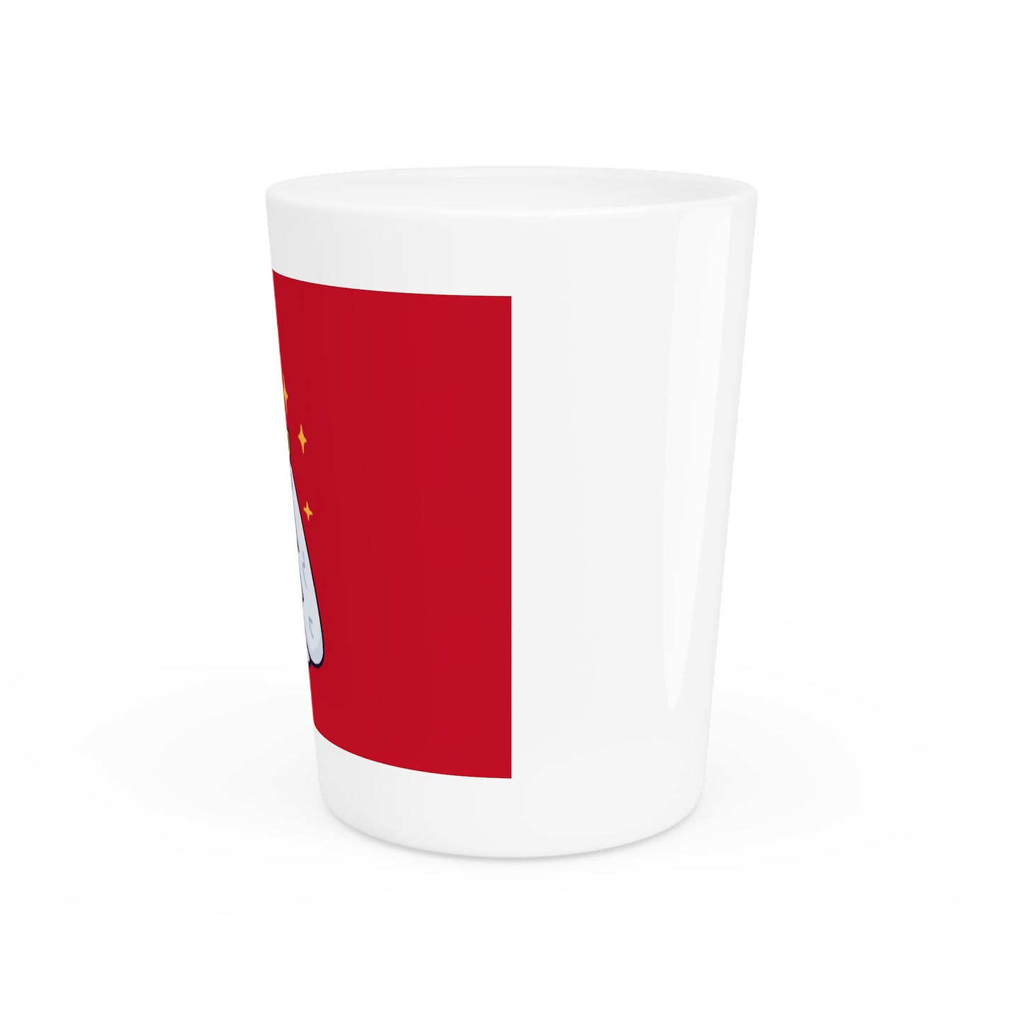 Shot Glass on Red (0x420 COQ INU Store) #Feels Good By Gravy