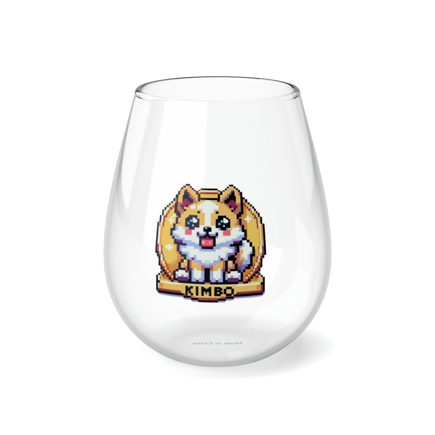 KIMBO Stemless Wine Glass, 11.75oz  (COQ INU 0x420 shop) #KIMBO Gold By Nifty