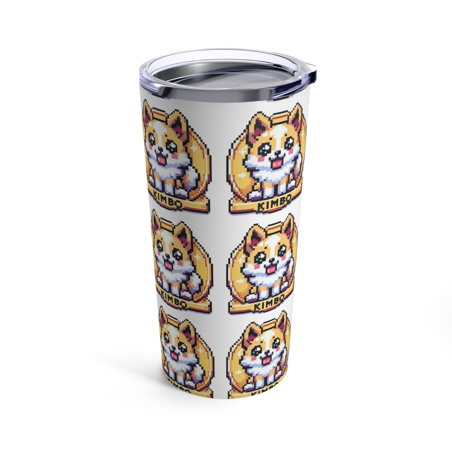 KIMBO Tumbler 20oz COQ INU (0x420 Shop) on White Background #KIMBO Gold By Nifty