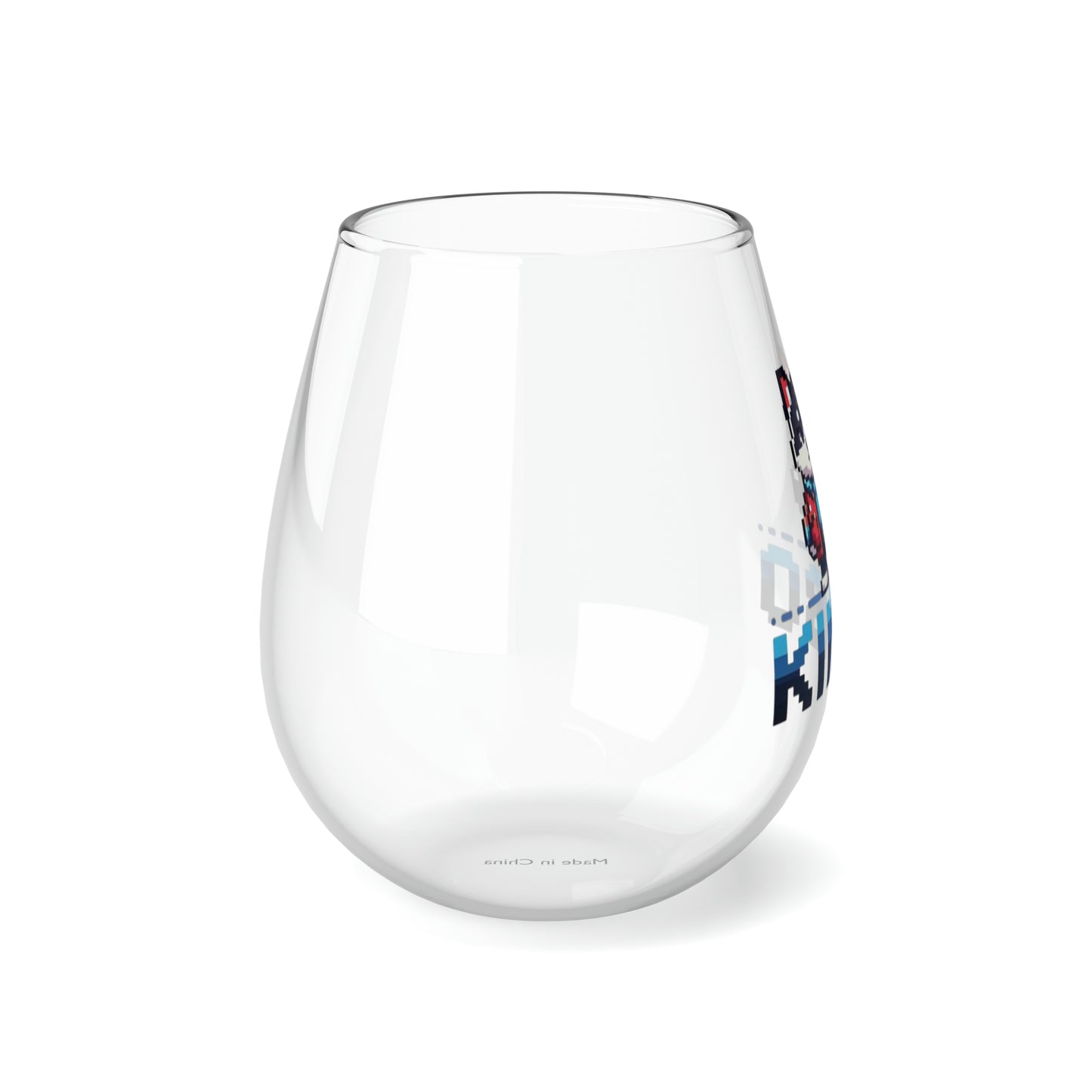 KIMBO, Stemless Wine Glass, 11.75oz  #KIMBO Blue By Nifty