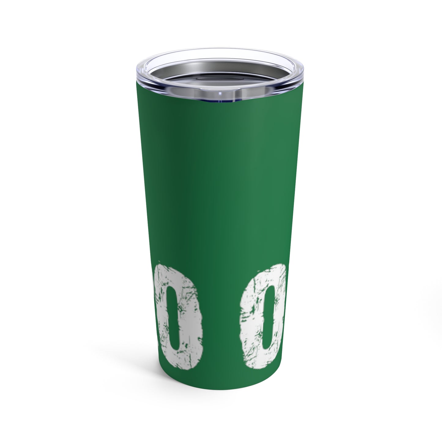 Tumbler 20oz 0x420 COQ INU White Text over Dark Green by Nifty