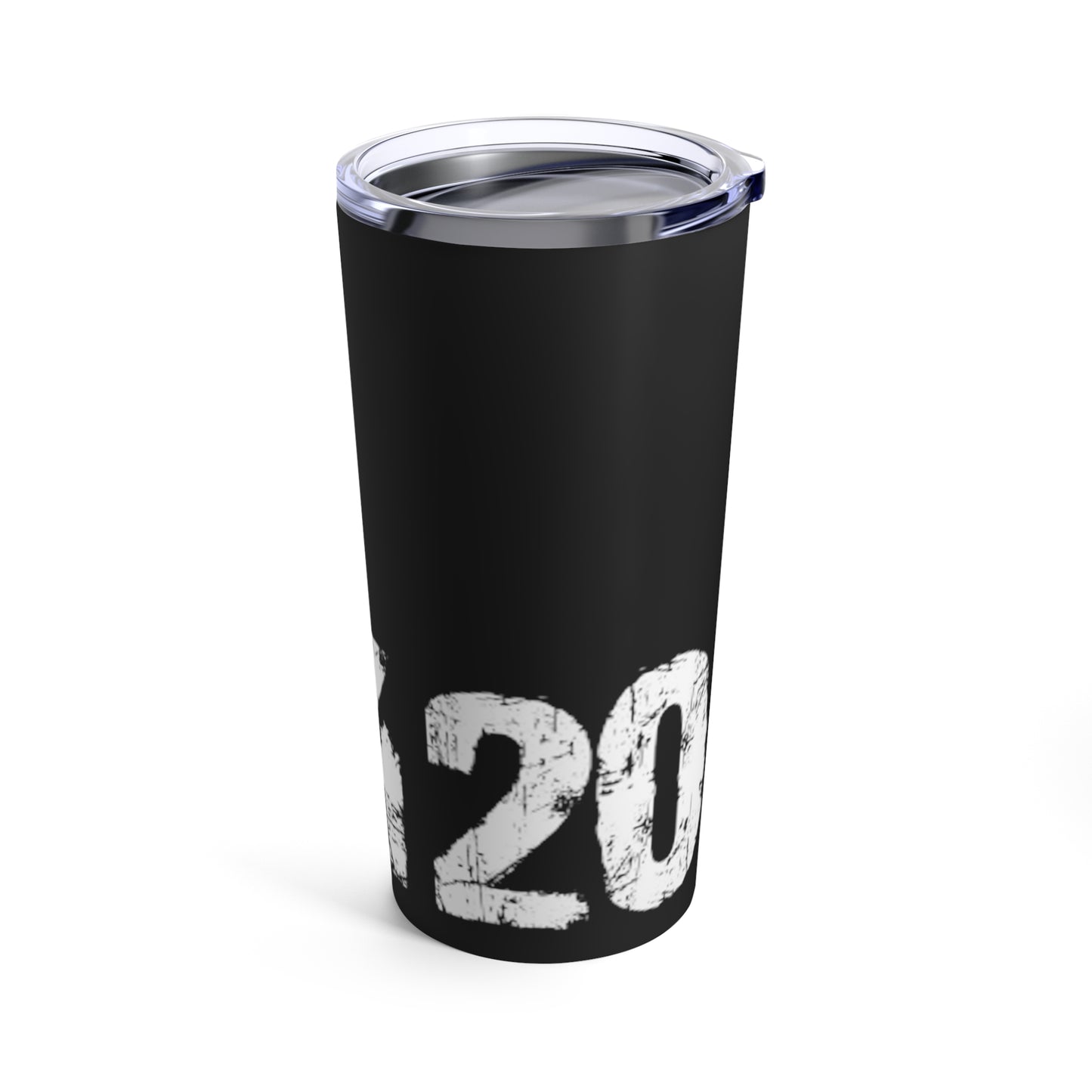 Tumbler 20oz 0x420 COQ INU White Text over Black by Nifty