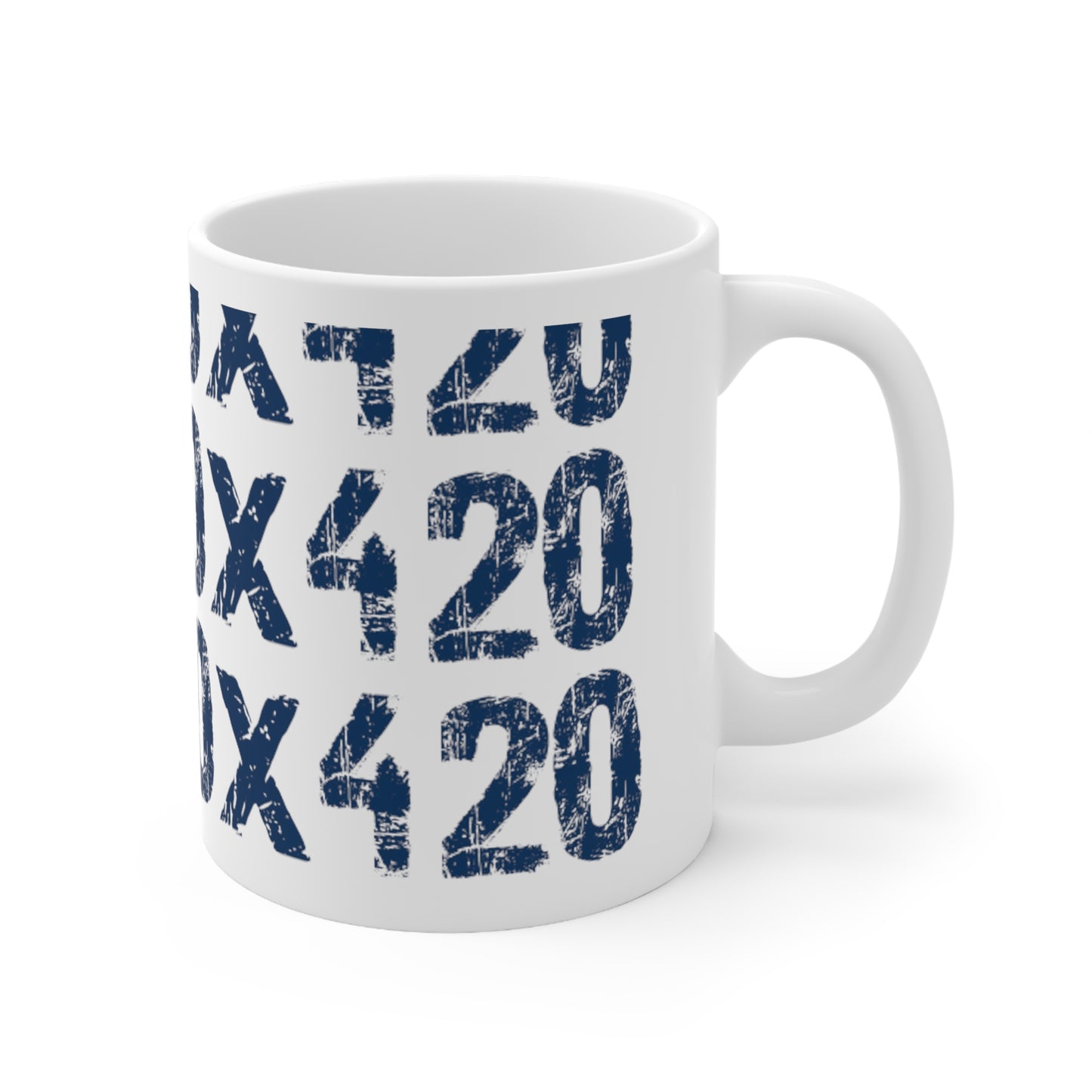 Nifty Fan Art COQ INU Navy Ceramic Mug 11oz