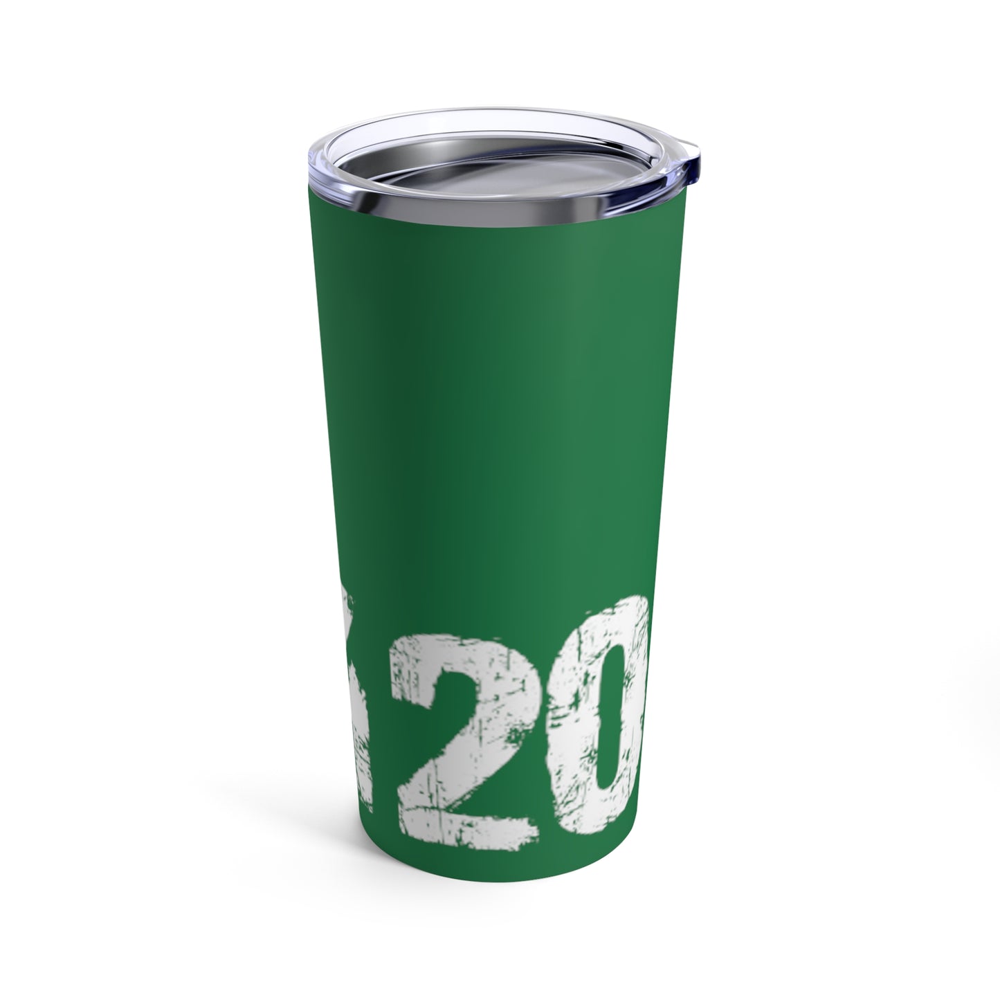 Tumbler 20oz 0x420 COQ INU White Text over Dark Green by Nifty