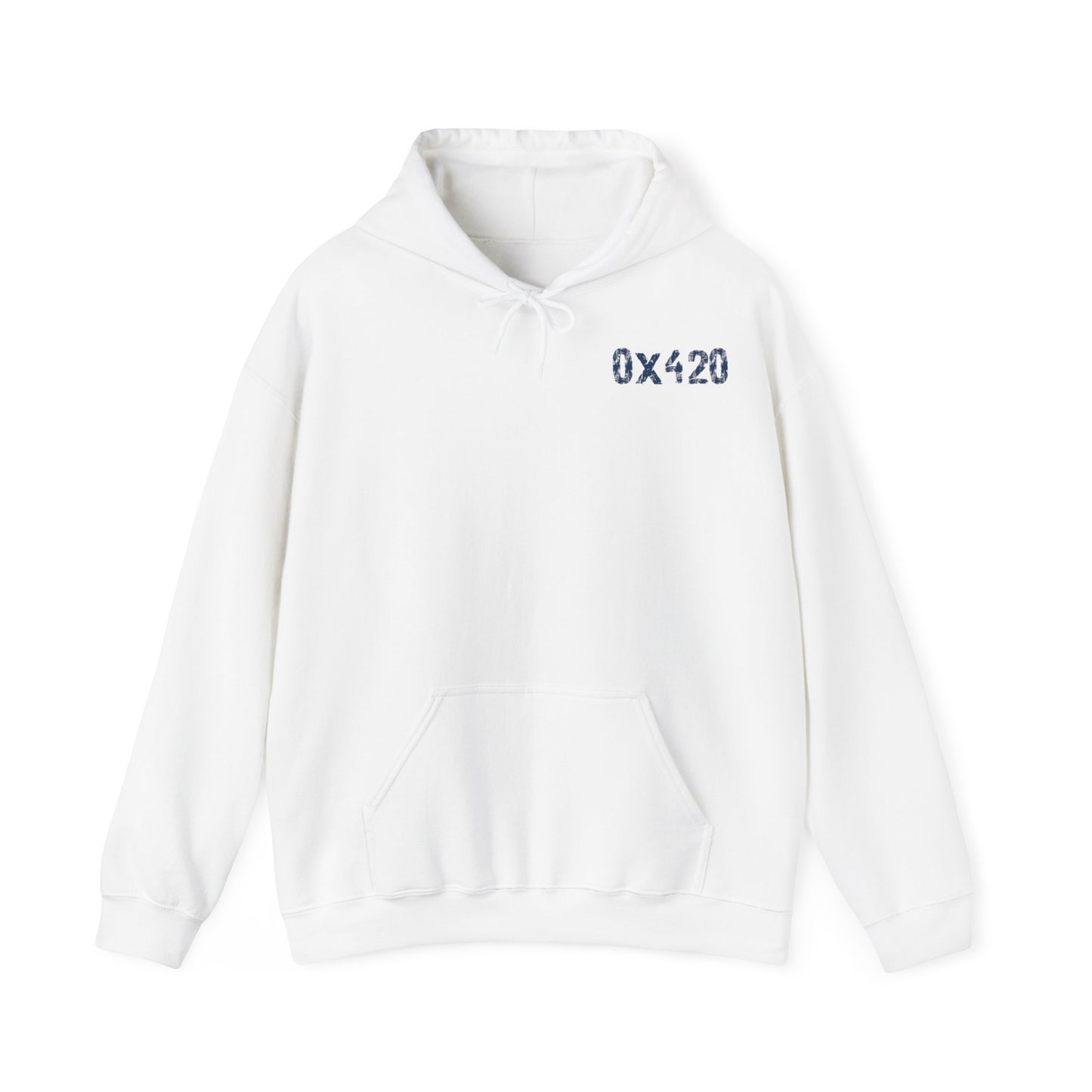 COQ INU Heavy Blend™ Hooded Sweatshirt Navy Text 0x420 By Nifty