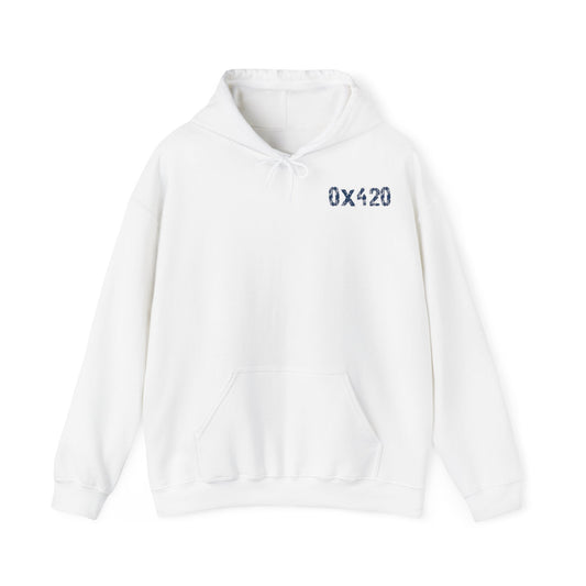 COQ INU Heavy Blend™ Hooded Sweatshirt Navy Text 0x420 By Nifty