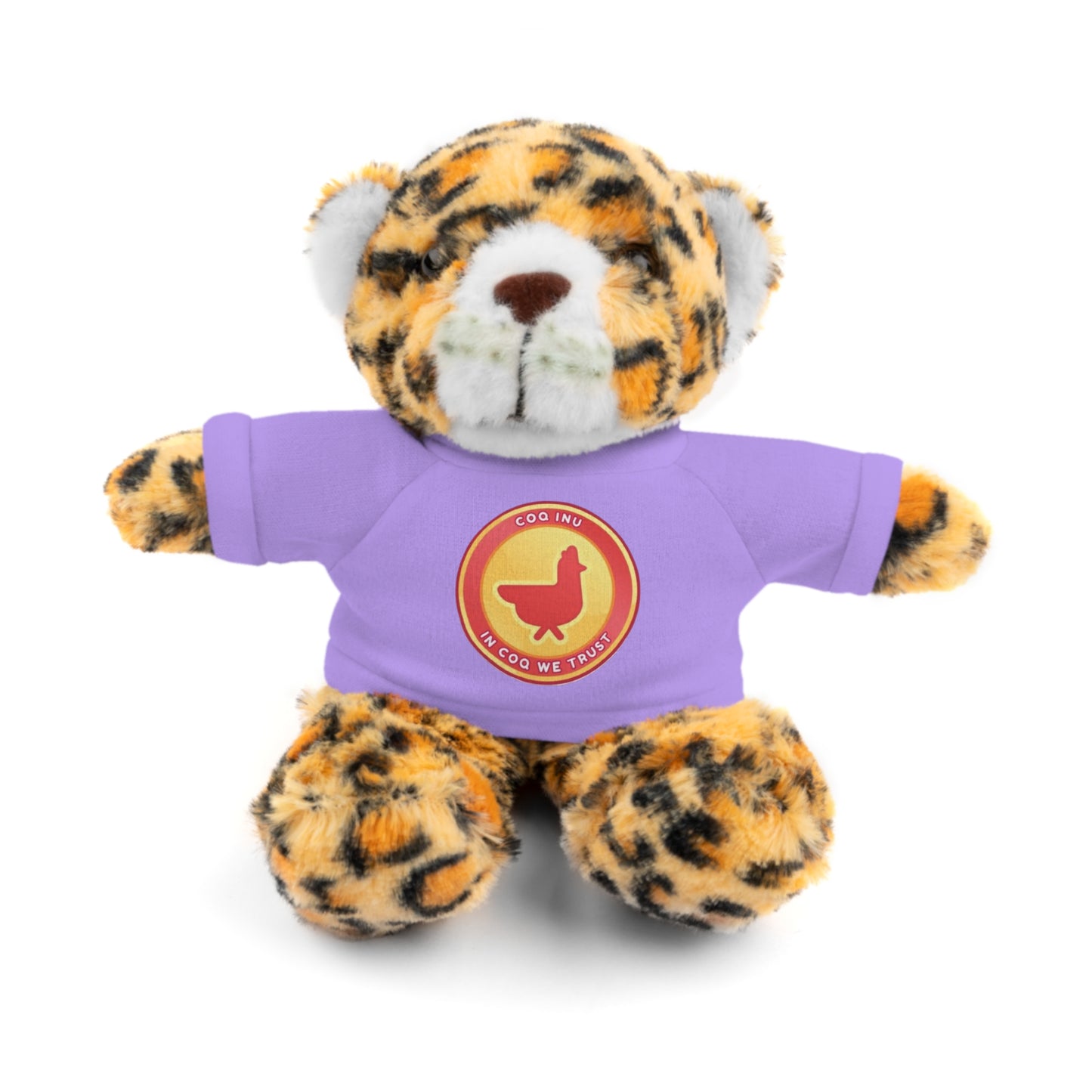 Stuffed Animals with Tee COQ INU Coin Logo print by Nifty