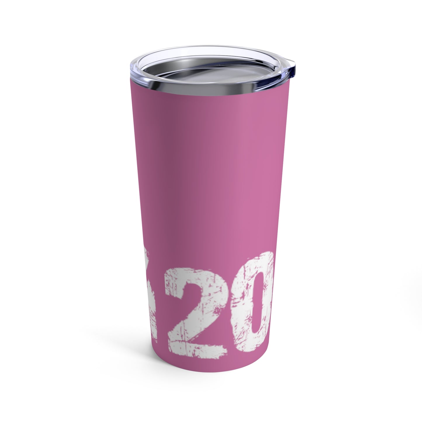 Tumbler 20oz 0x420 COQ INU White Text over Pink by Nifty