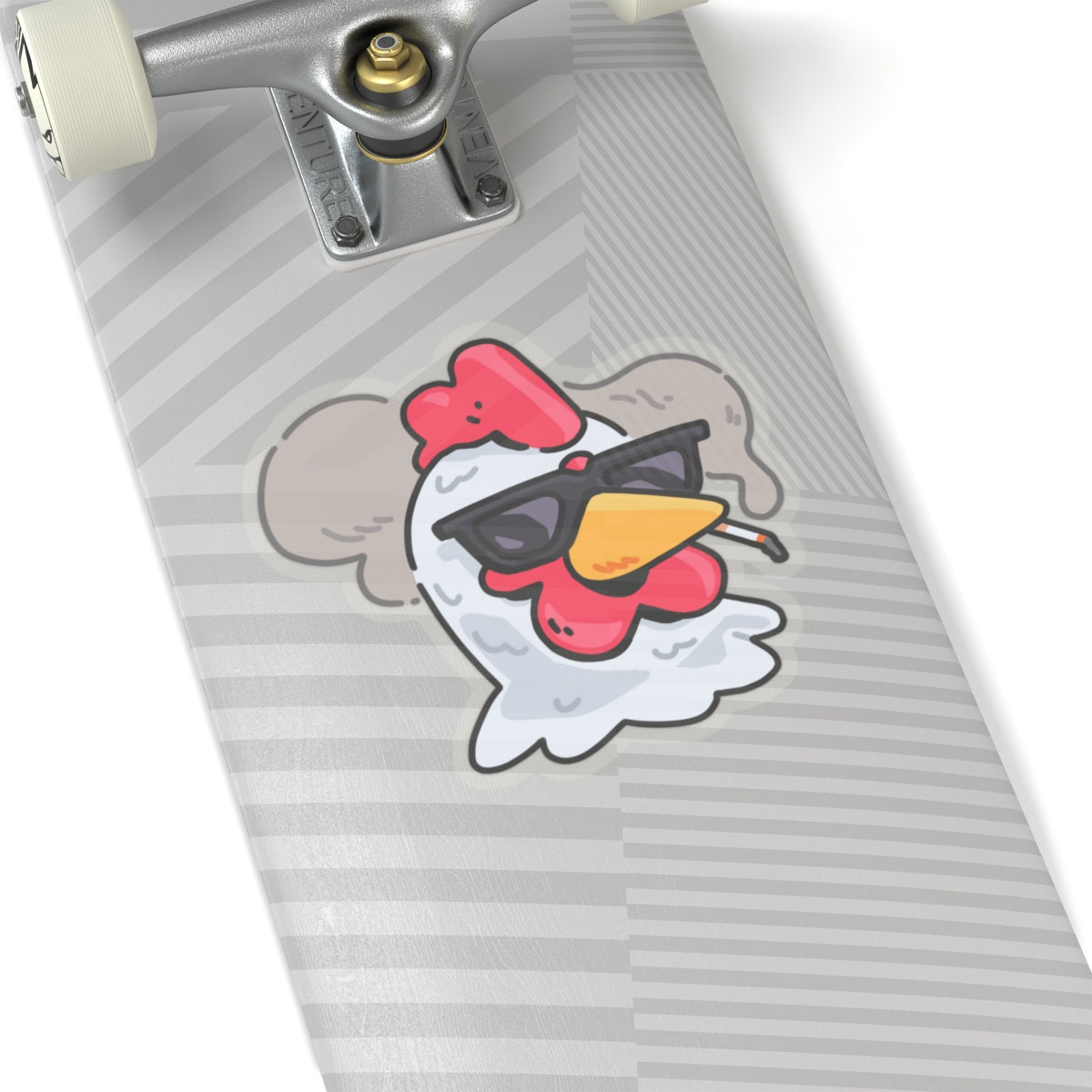 Gravy Fan Art COQ INU Smoking Head Sticker (0x420 INU Shop) White Background