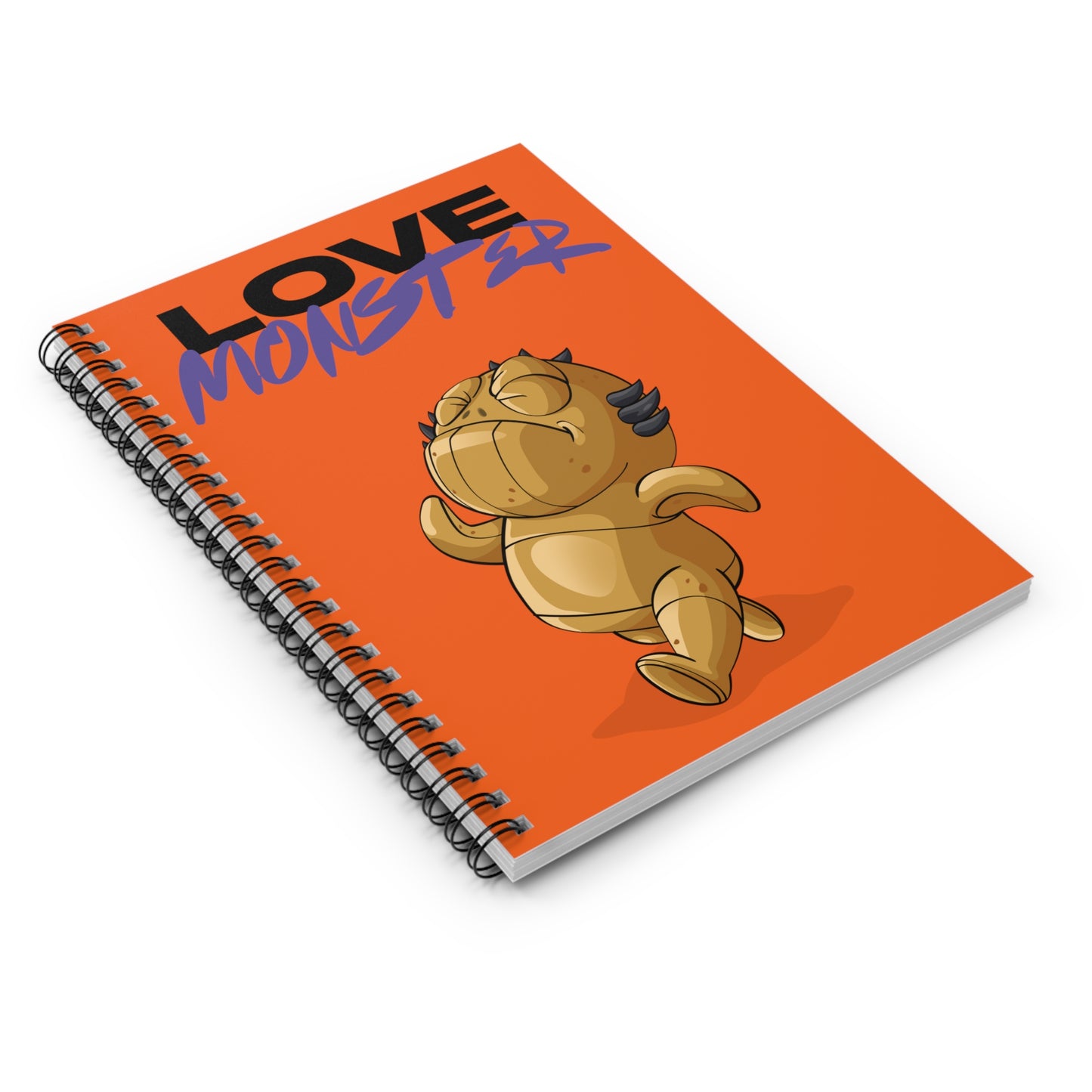 Spiral Notebook - Ruled Line Love Monster Patrick