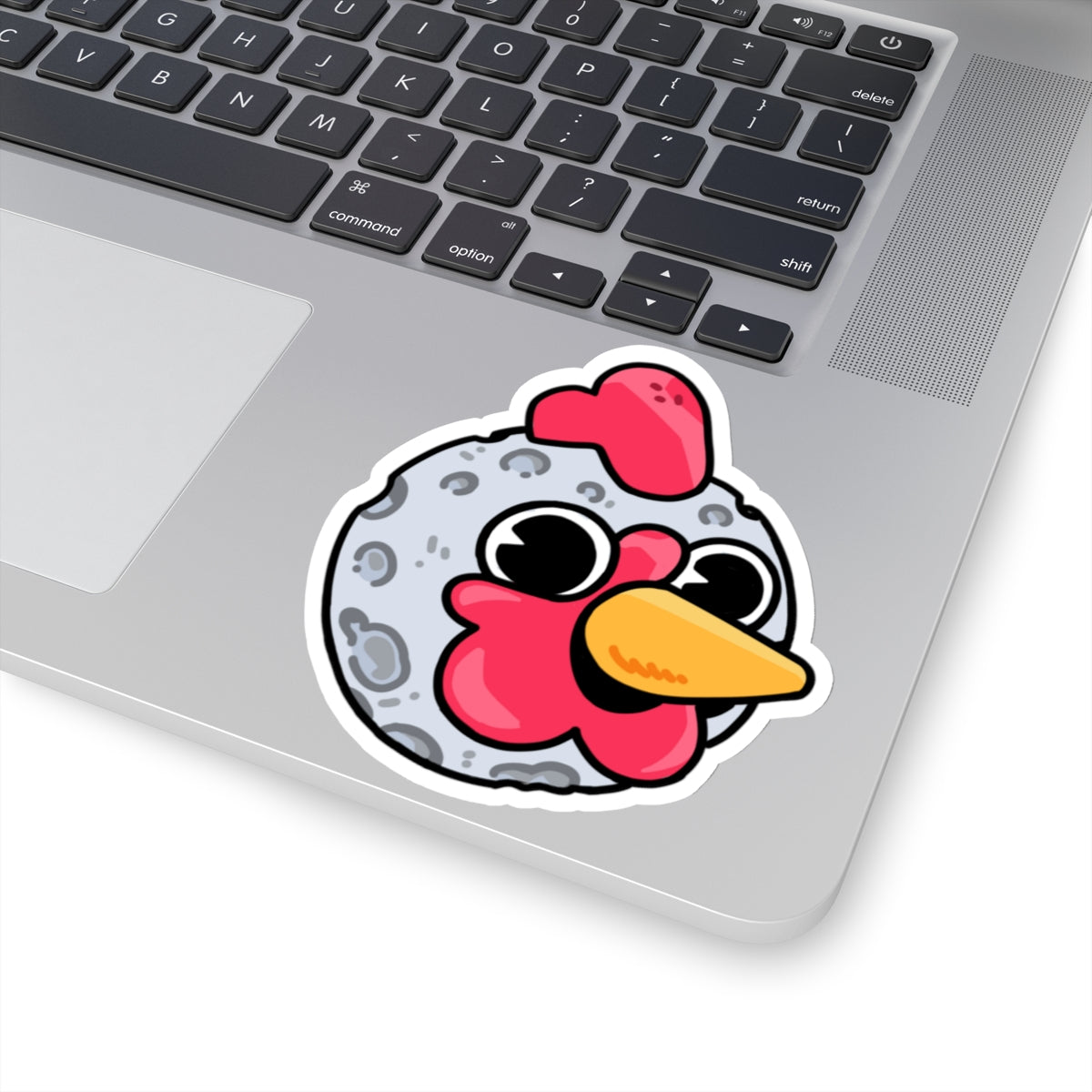 Gravy Fan Art COQ Head Moon Sticker Funny Chicken (Chikn)