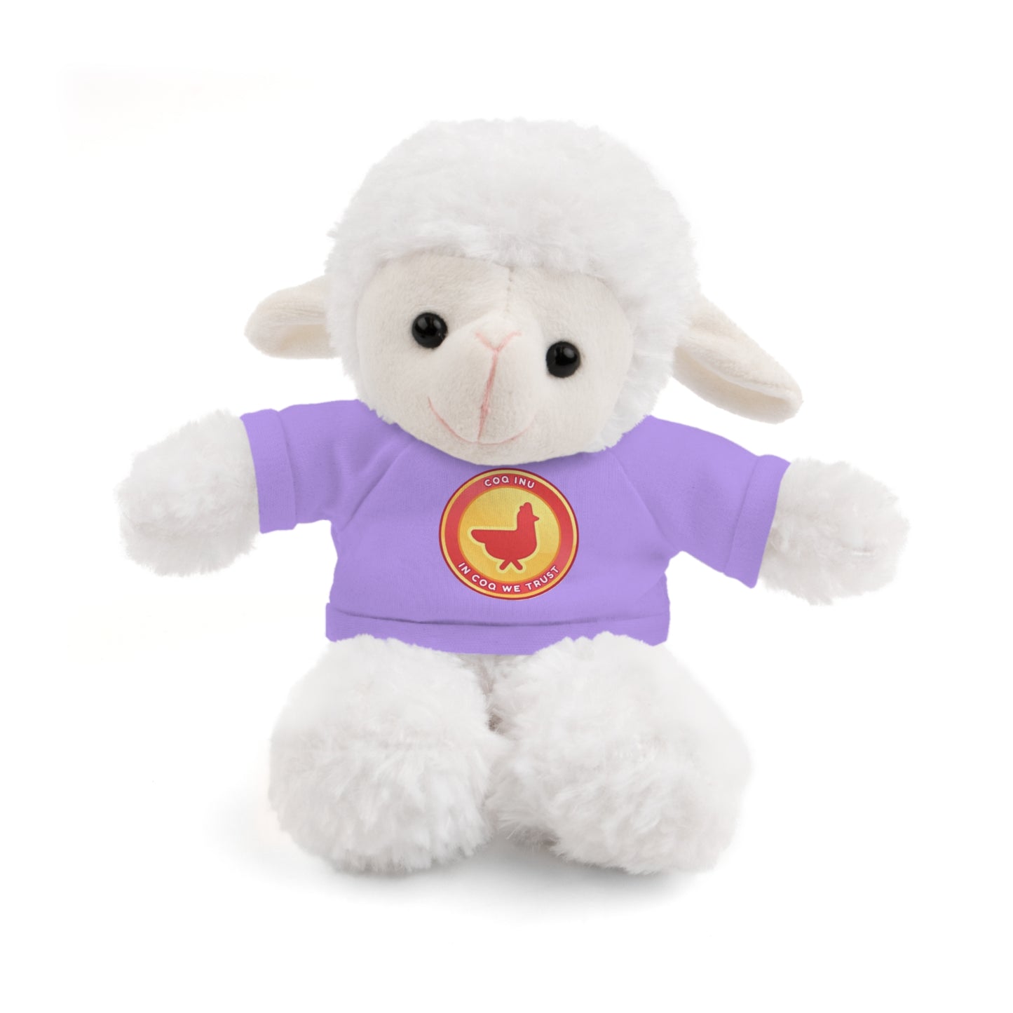 Stuffed Animals with Tee COQ INU Coin Logo print by Nifty