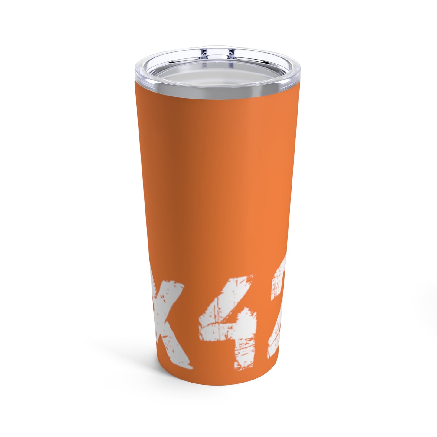 Tumbler 20oz 0x420 COQ INU contract address White Text over Orange by Nifty Funny Pun on words