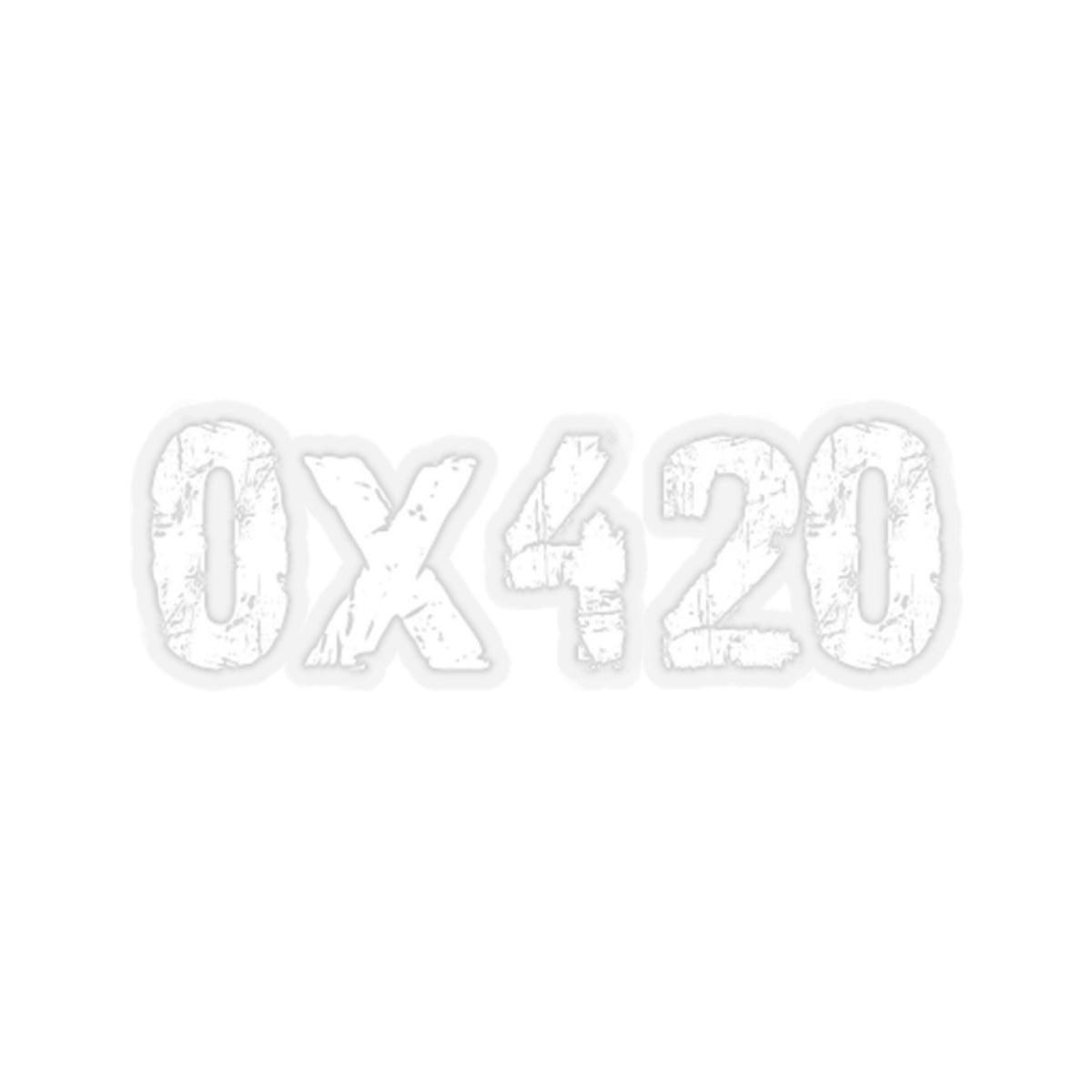 COQ INU 0x420 White Sticker by Nifty