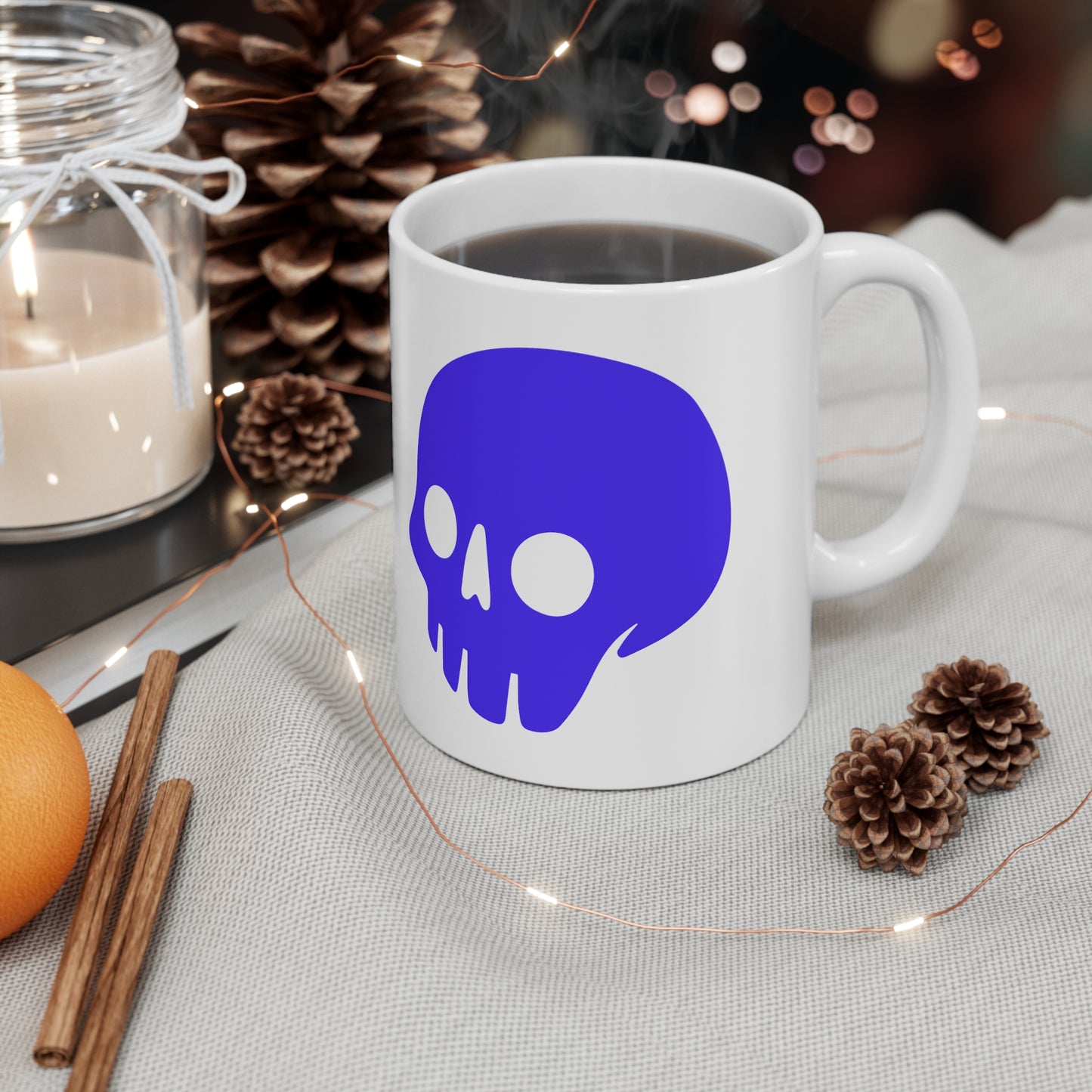 Madskullz Purple Skull Logo Ceramic Mug 11oz