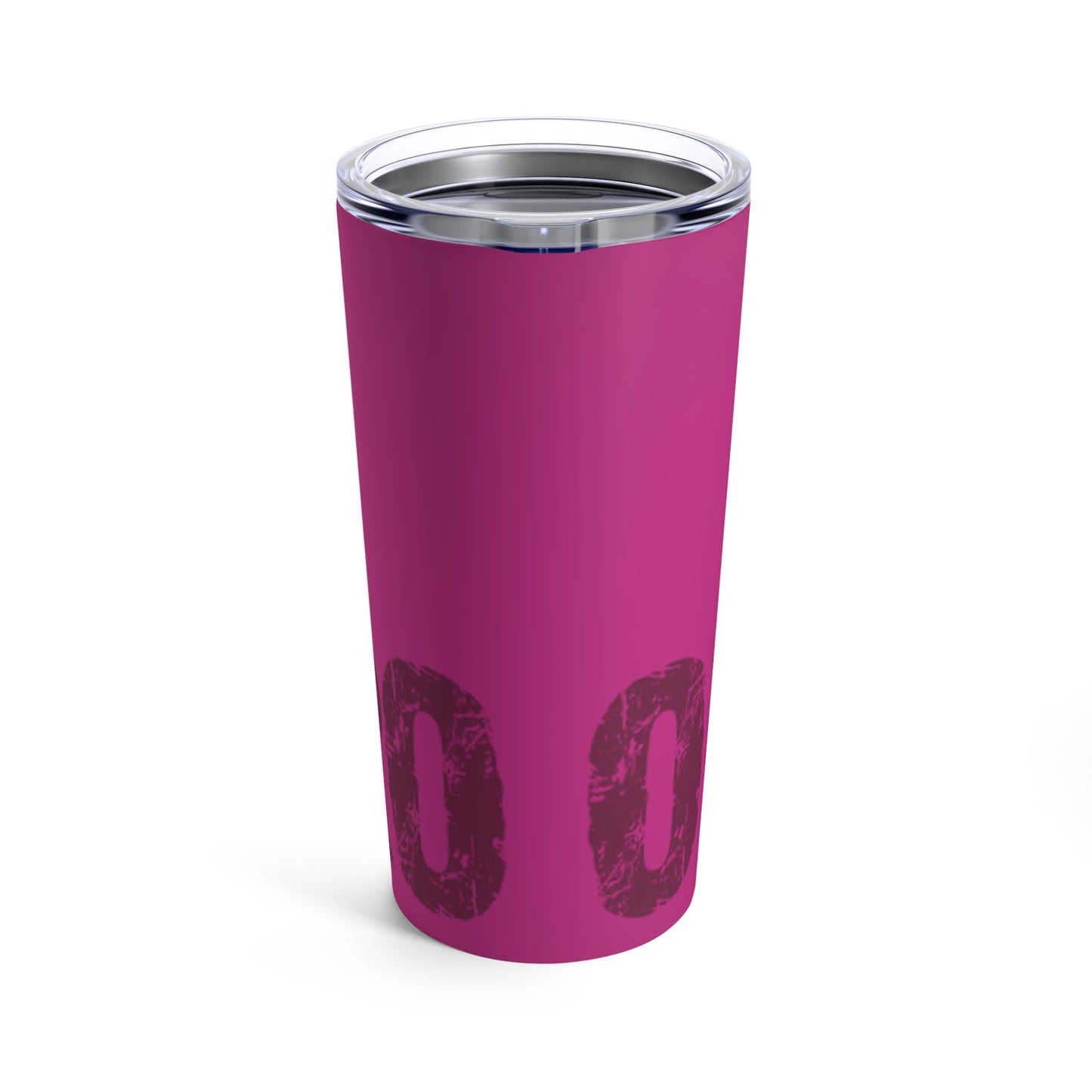 Tumbler 20oz 0x420 COQ INU Purple Text over Pink by Nifty