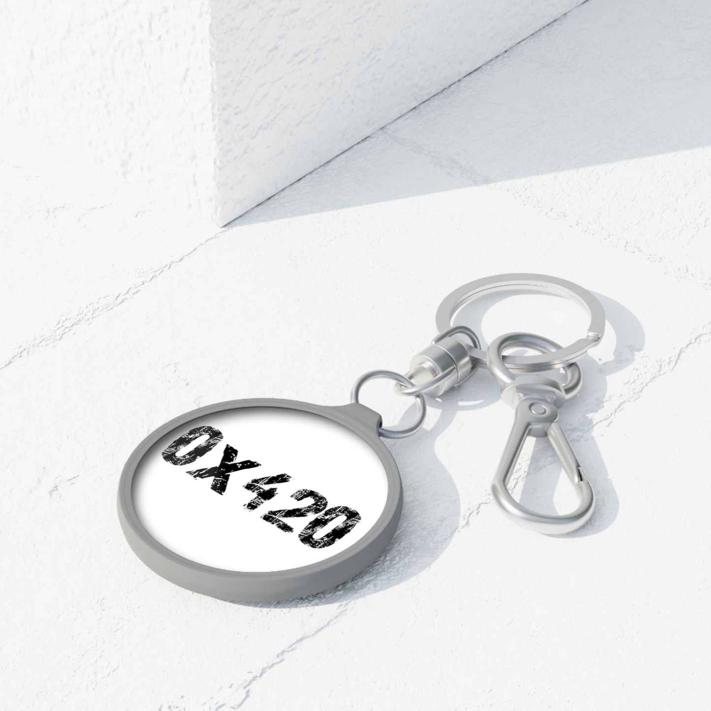 Keyring Tag COQ INU 0x420 Black Text by Nifty