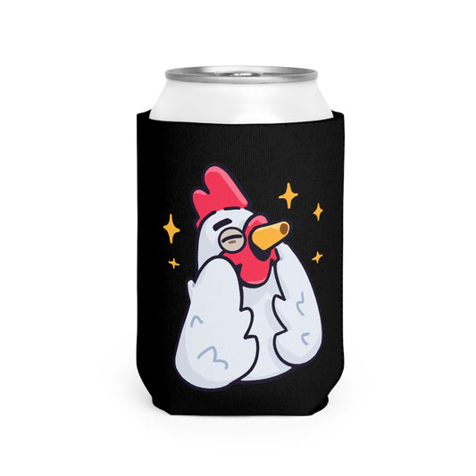 Black Can Cooler Sleeve COQ INU 0x420 #Feels Good by Gravy