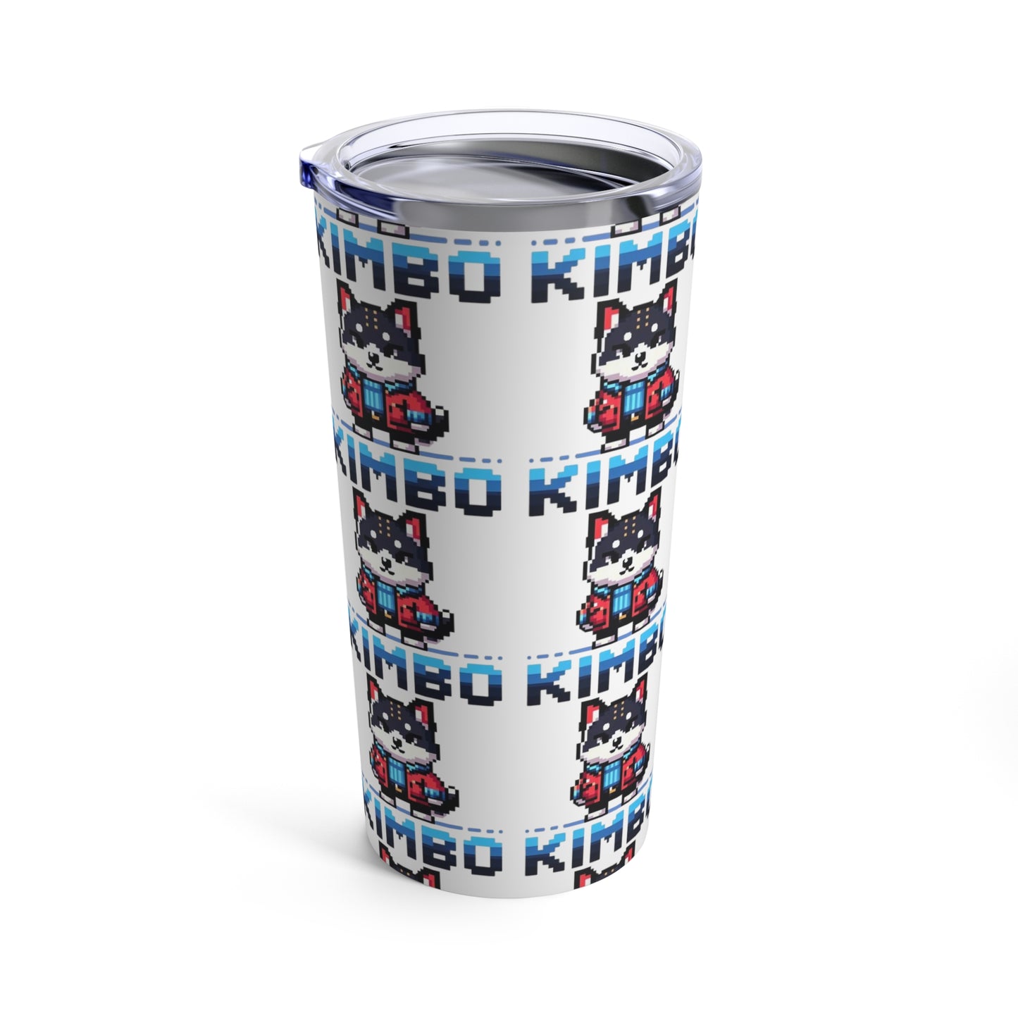 KIMBO Tumbler 20oz COQ INU (0x420 Shop) on White Background #KIMBO Blue By Nifty