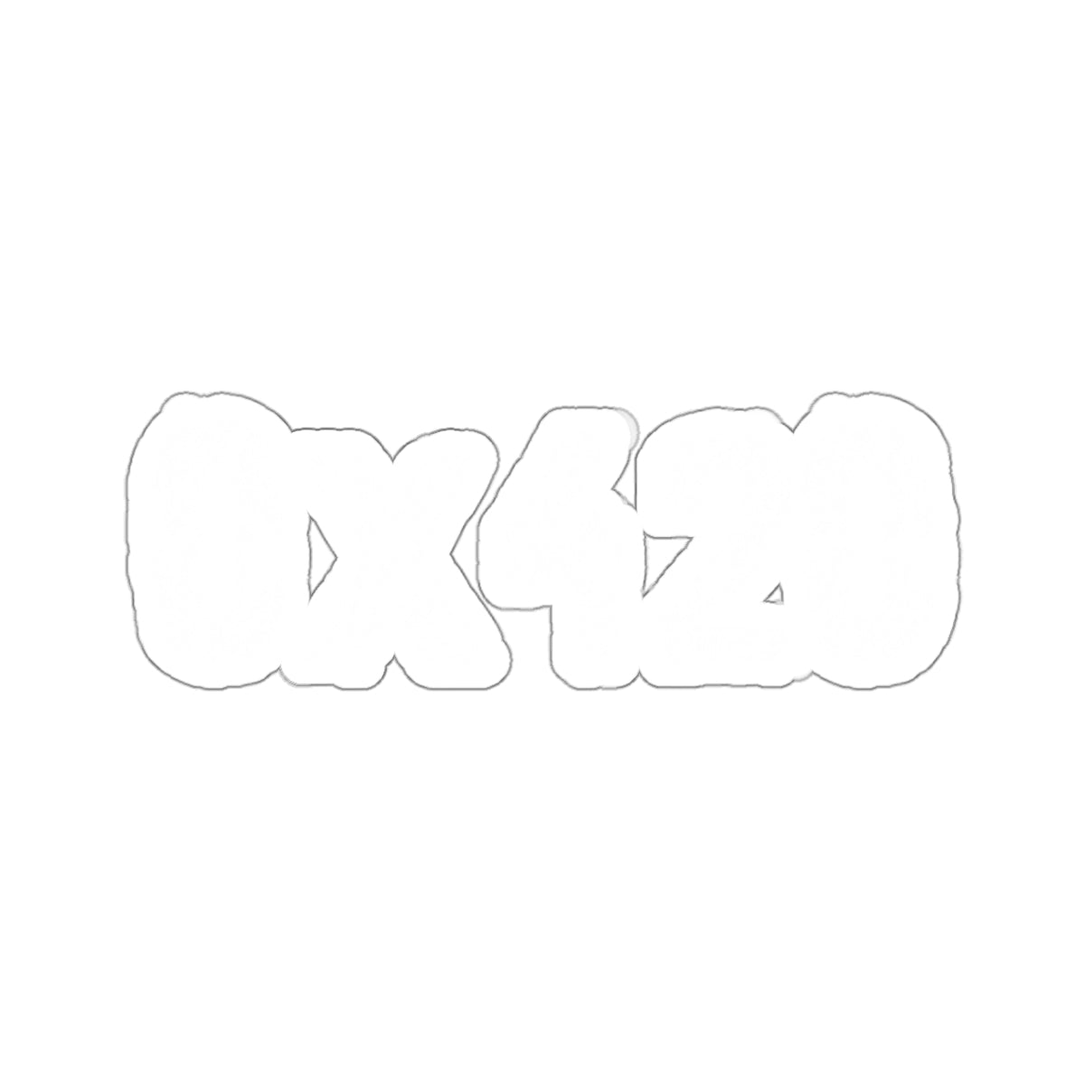 COQ INU 0x420 White Sticker by Nifty