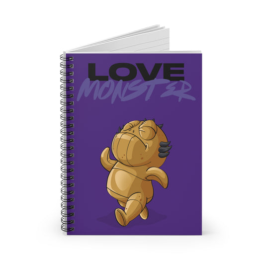 Spiral Notebook - Ruled Line Love Monster Patrick