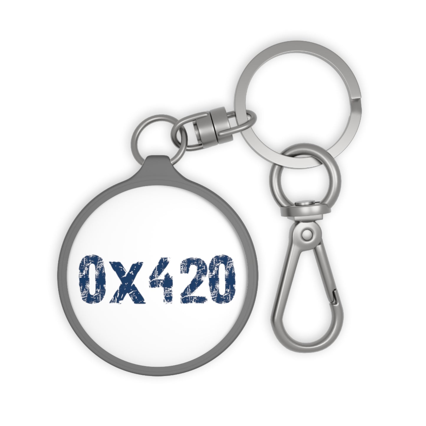 Keyring Tag COQ INU 0x420 Navy Text by Nifty