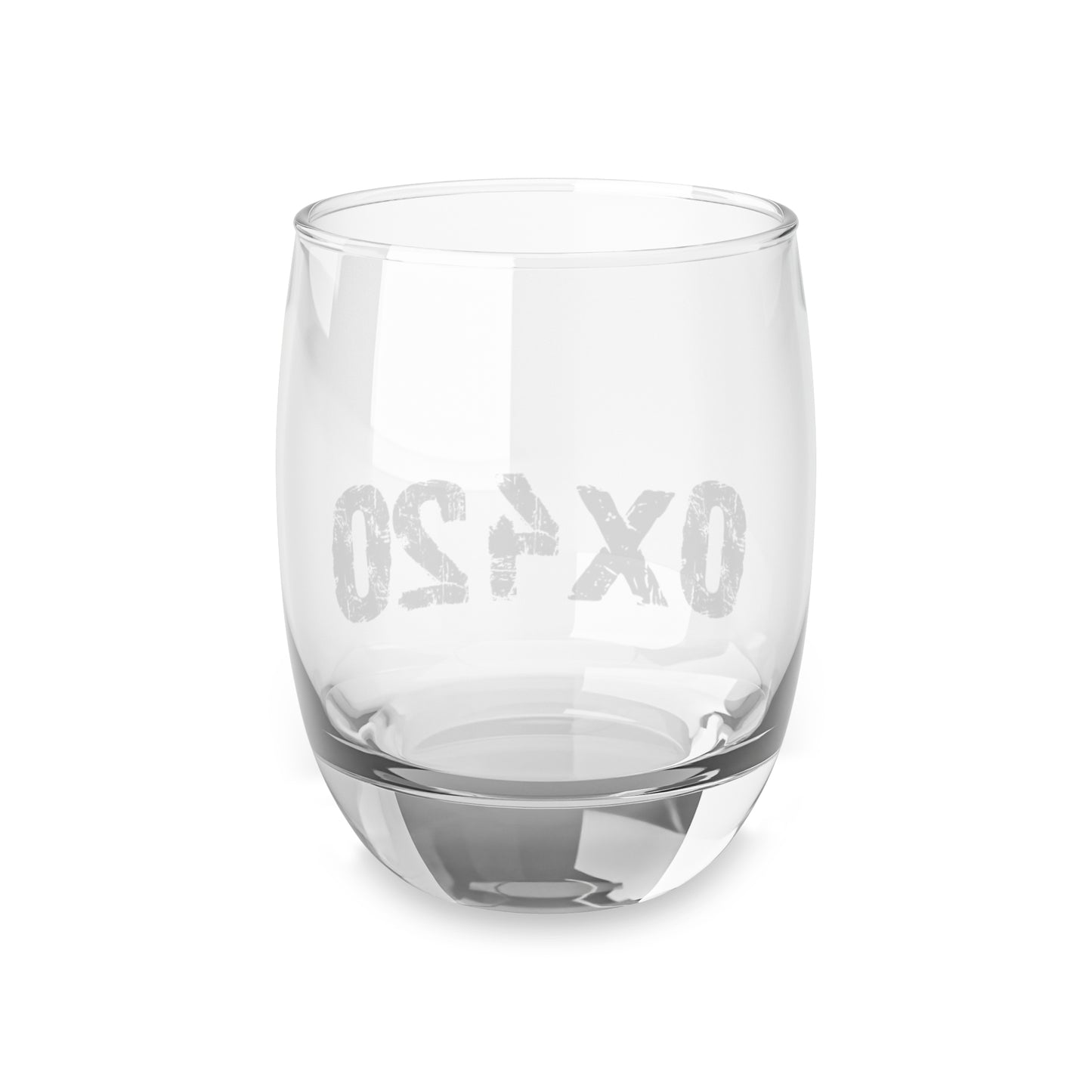 Whiskey Glass 0x420 Black Text COQ INU by Nifty