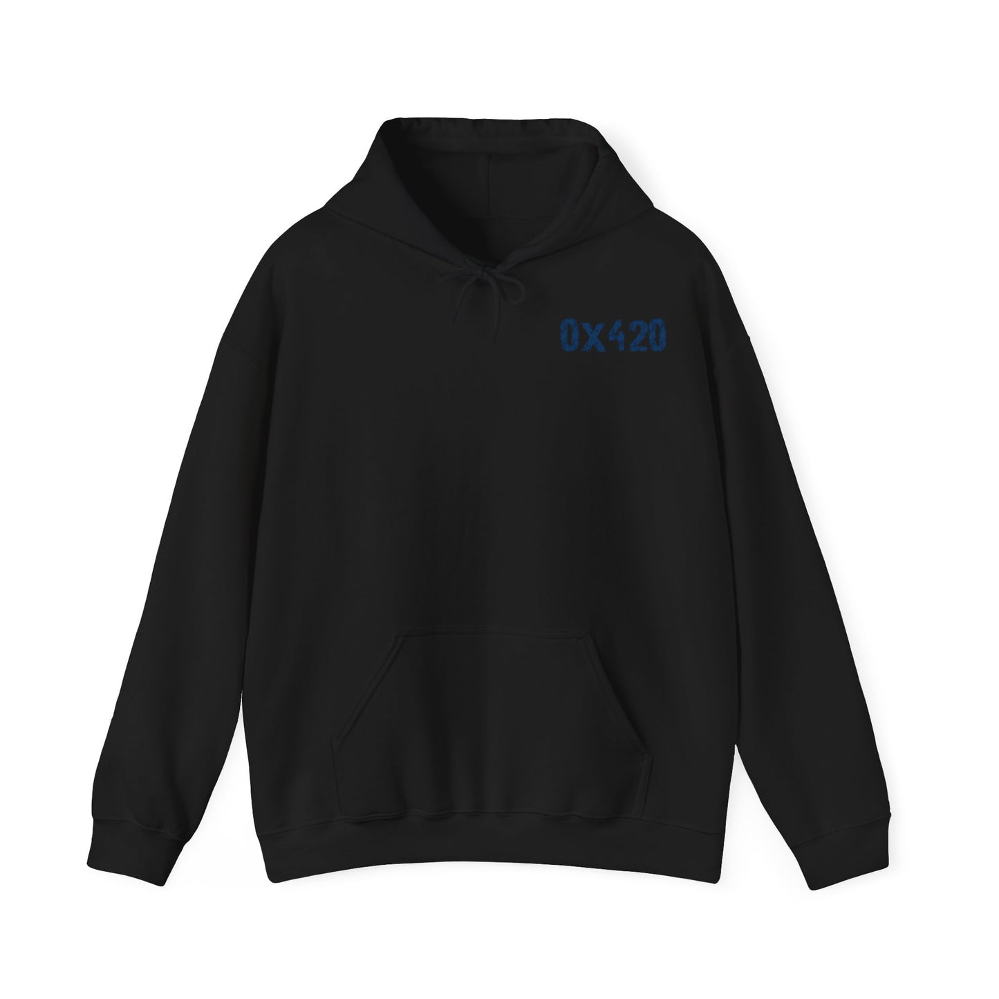 COQ INU Heavy Blend™ Hooded Sweatshirt Navy Text 0x420 By Nifty