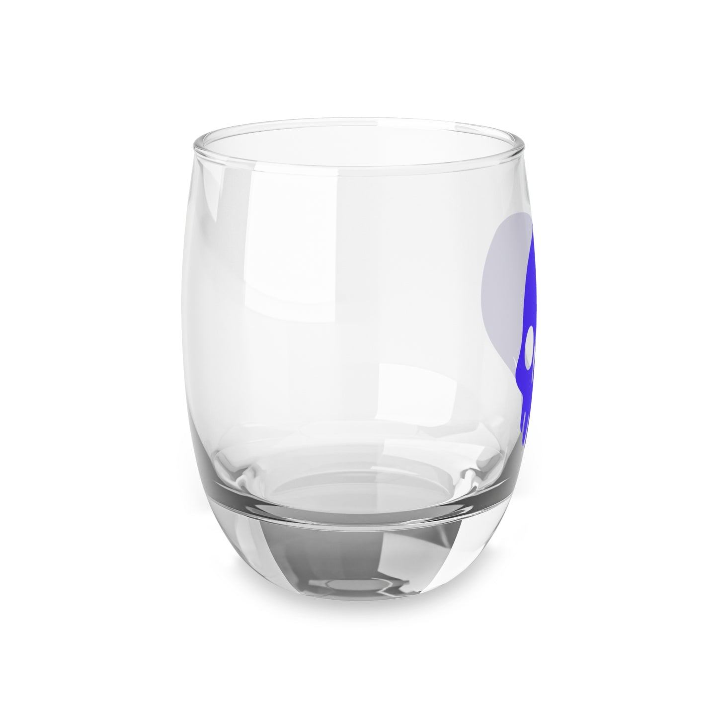 Purple MadSkulls Skull logo Whiskey Glass (0x420 INU Shop)