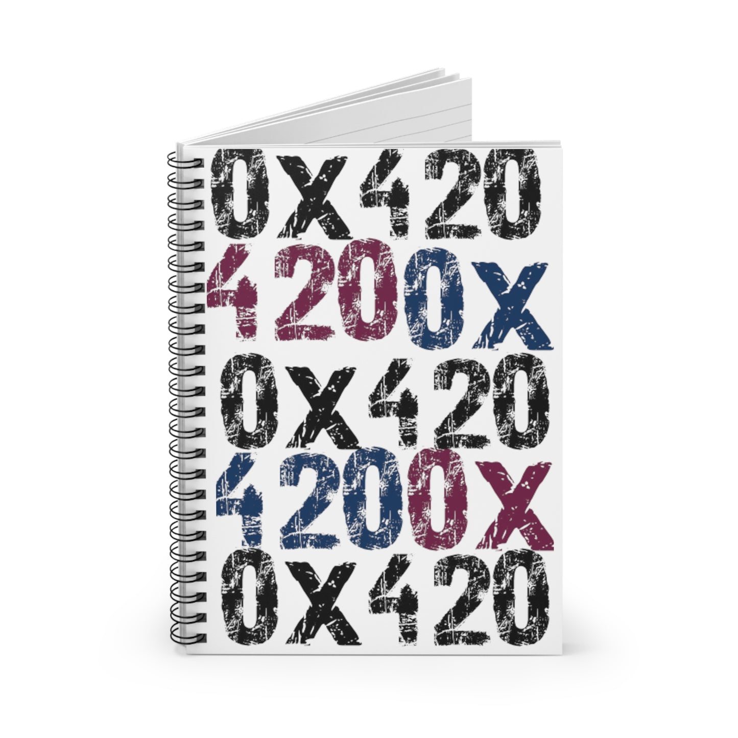 Spiral Notebook - Ruled Line COQ INU 0x420 by Nifty