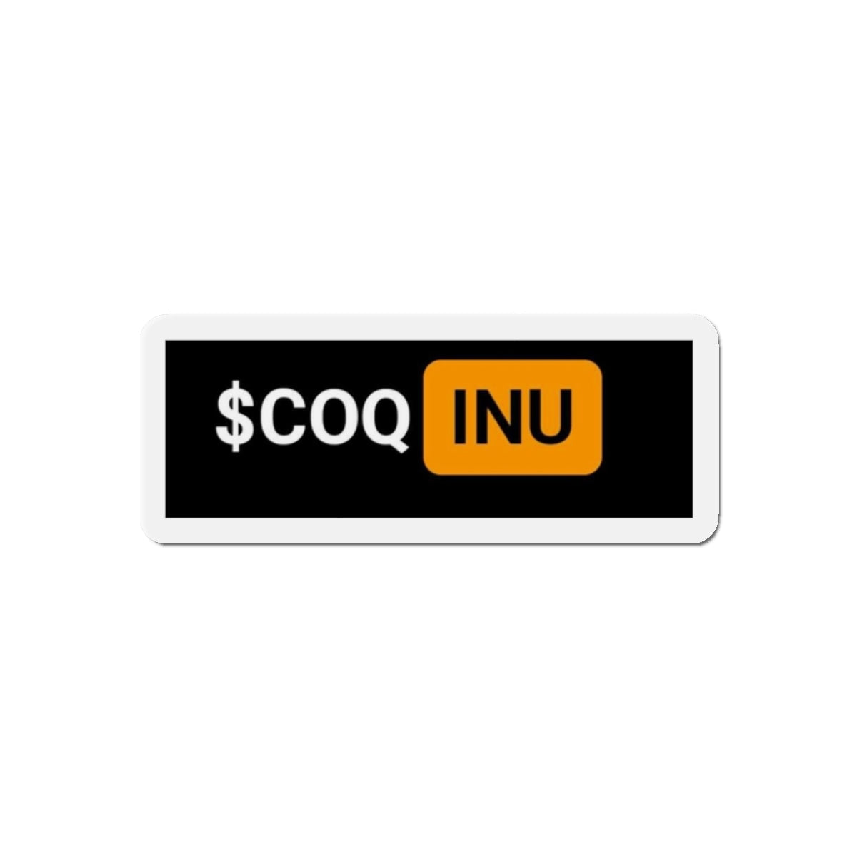 Nifty Fan Art COQ INU Name Brand Magnet