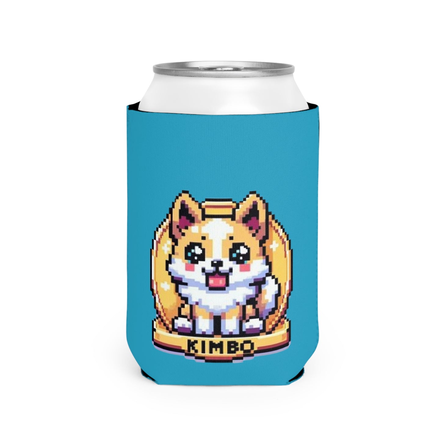 KIMBO Turquoise Can Cooler Sleeve COQ INU 0x420 #KIMBO Gold By Nifty