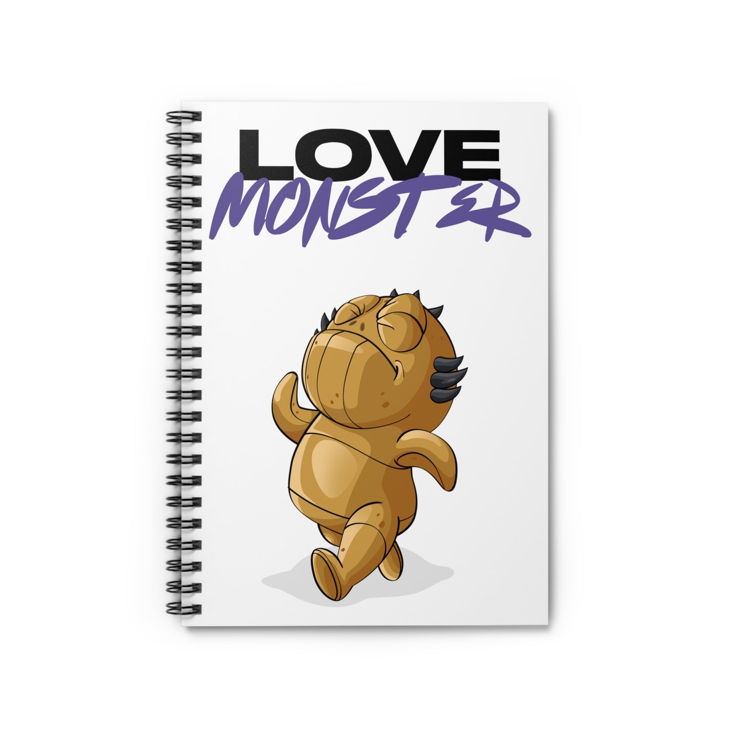 Spiral Notebook - Ruled Line Love Monster Patrick