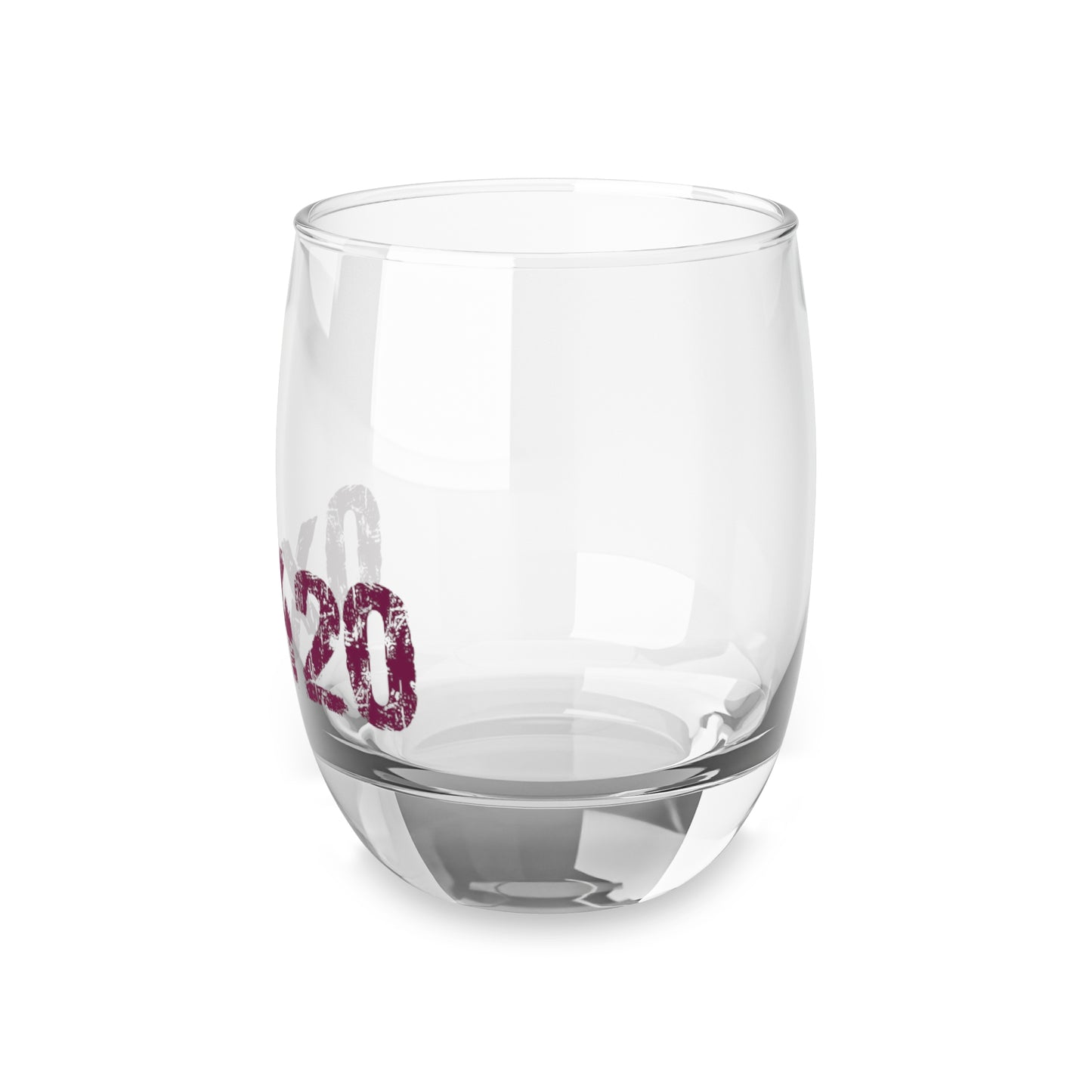 Whiskey Glass 0x420 Purple Text COQ INU by Nifty