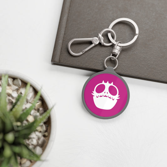 Keyring Tag Love Monster White Emblem