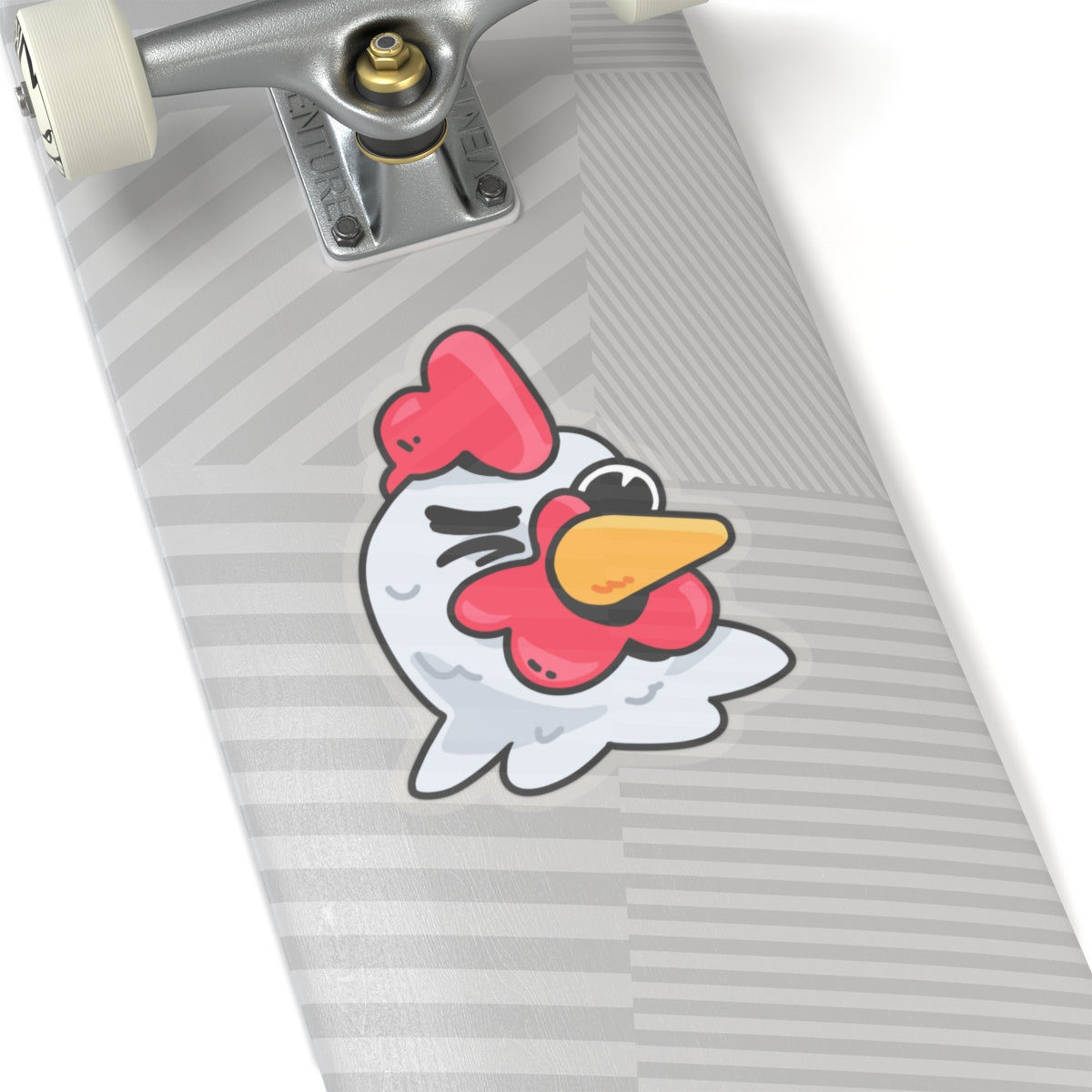 Gravy Fan Art COQ Head Wink Sticker, Funny Chicken (Chikn)