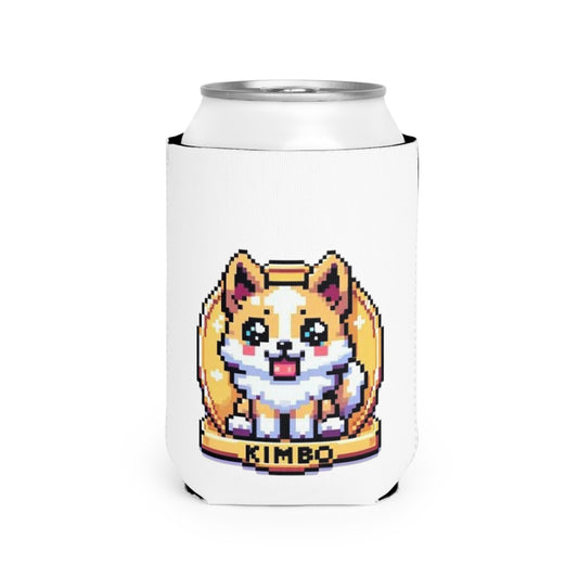 KIMBO White Can Cooler Sleeve COQ INU 0x420 #KIMBO Gold By Nifty