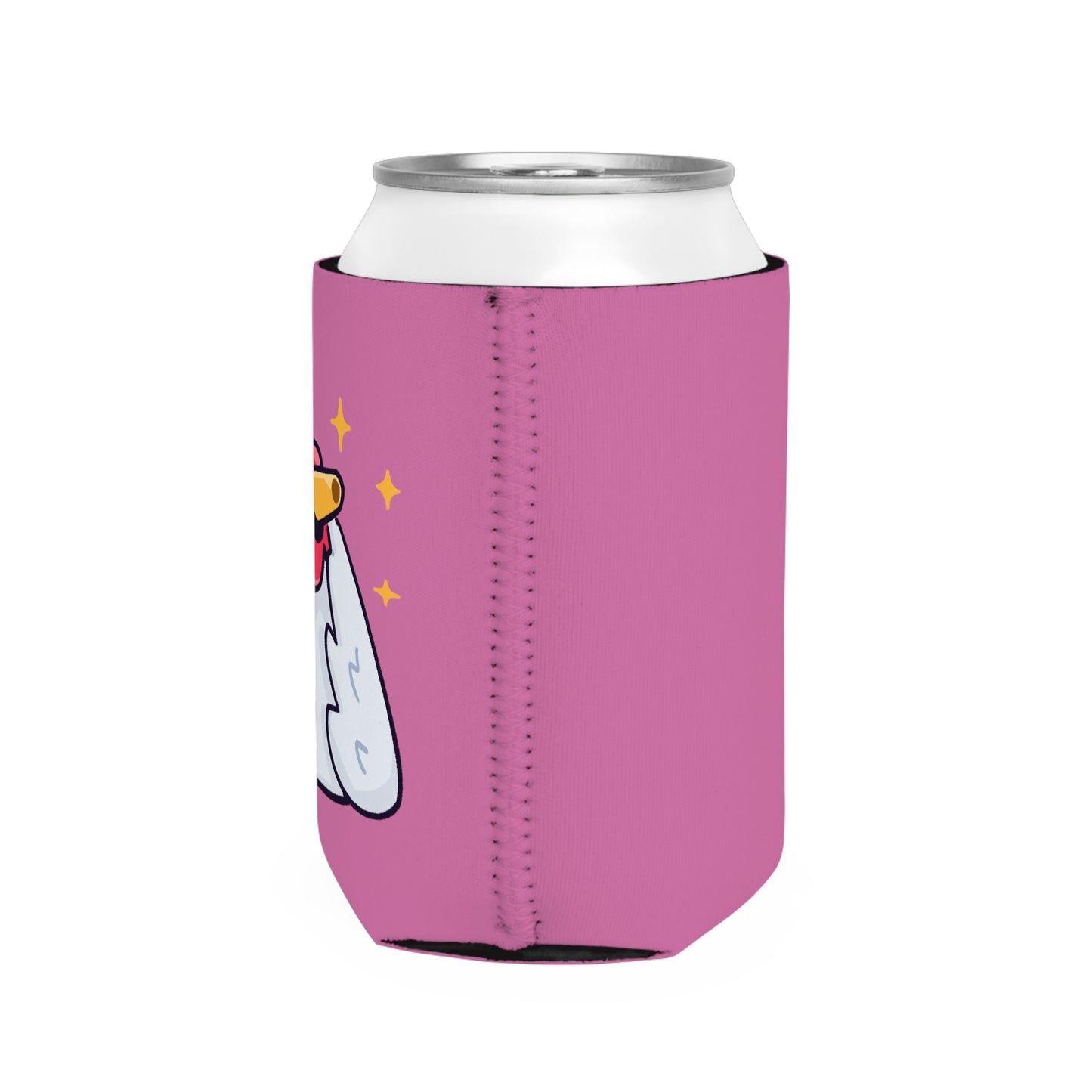 Pink Can Cooler Sleeve COQ INU 0x420 #Feels Good by Gravy