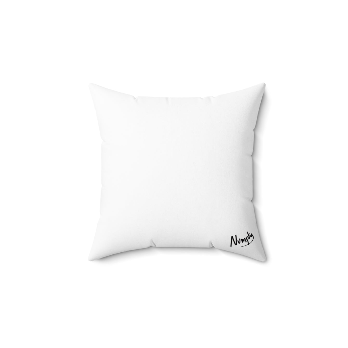 White Spun Polyester Square Pillow Pepe Portraits signature by Numpty (COQ INU 0x420) #14 by Numpty