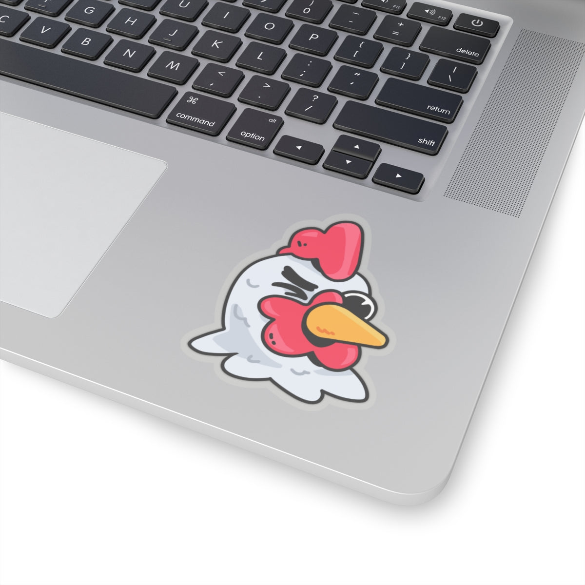 Gravy Fan Art COQ Head Wink Sticker, Funny Chicken (Chikn)