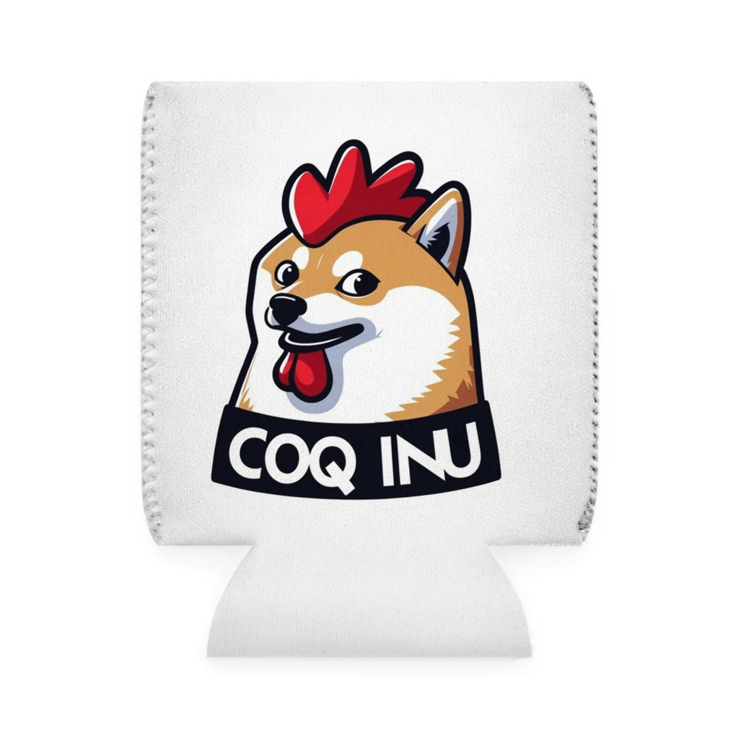 Can Cooler Sleeve Fan Art COQ INU by Nifty