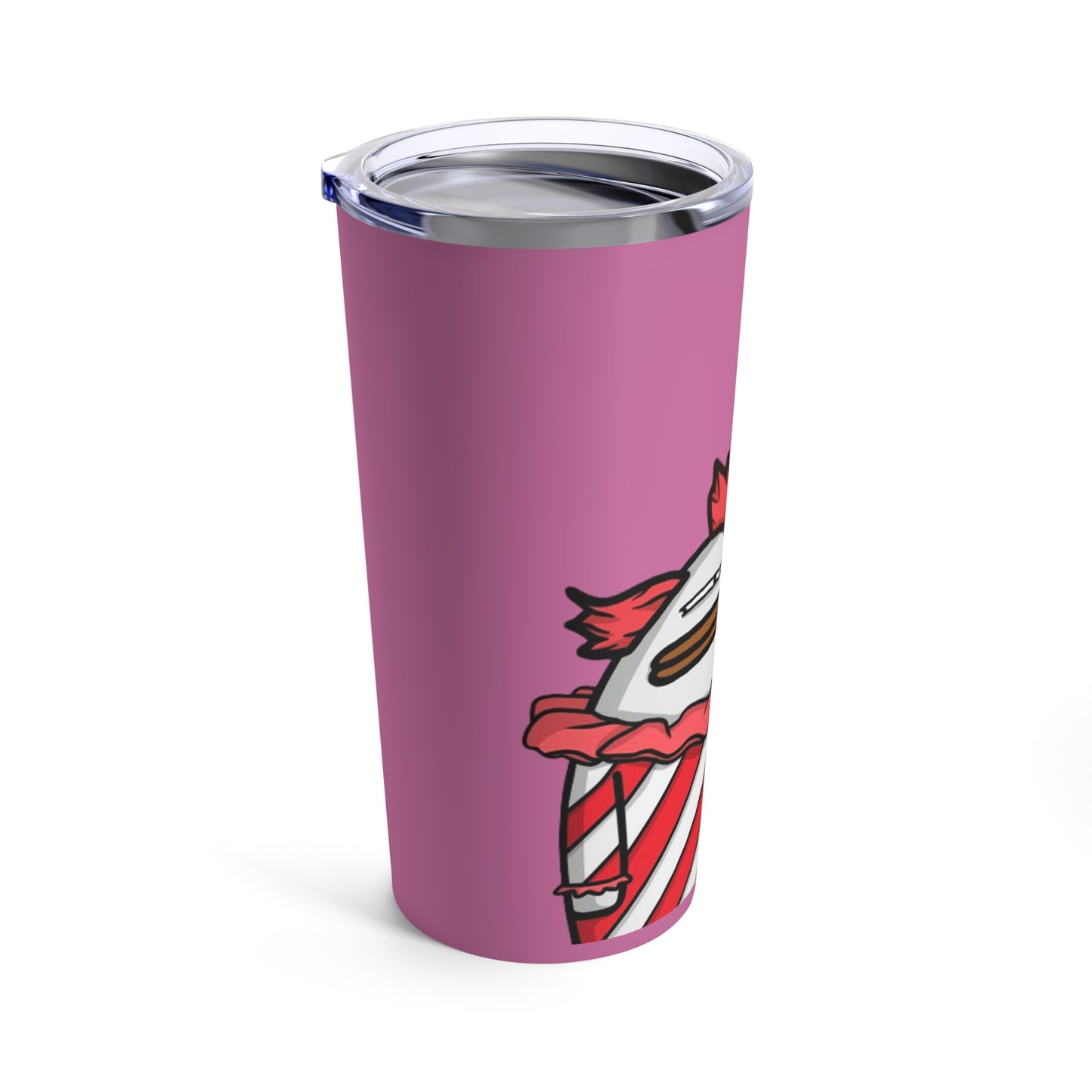 Pepe Portraits Tumbler 20oz COQ INU (0x420 Shop) on Pink Background #Clown by Numpty